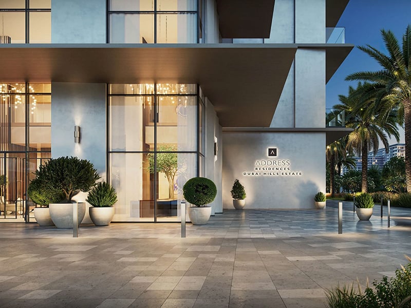 Address Residences at Dubai Hills Estate combines refined urban living with serene park views and environmentally conscious design. Offering a selection of 1 to 3-bedroom apartments and 3-bedroom townhouses, this community is thoughtfully designed to support modern living while embracing sustainability. The residences feature spacious layouts with flexible designs, allowing for easy adaptation to the needs of each resident. Materials selected for their durability and sustainability add a layer of functionality, while the carefully chosen finishes bring out a contemporary feel throughout the interiors. The architectural design takes full advantage of the surrounding views, with each home framed to highlight the beauty of Dubai Hills Park and Dubai Hills Mall. The development fosters a seamless connection between the natural environment and modern urban living, providing both tranquility and easy access to city life. Located within Dubai Hills Estate, Address Residences places you within reach of Dubai's iconic landmarks, making it a prime location for those who desire both comfort and convenience in a well-connected community. Starting at AED 1.93M, Address Residences offers a selection of 1 to 3-bedroom apartments and 3-bedroom townhouses, featuring a flexible 20/80 payment plan and handover scheduled for 2029.