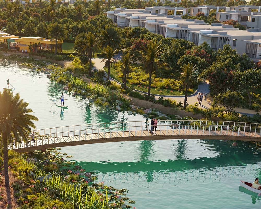 Carve your sanctuary in the heart of the city. Elo 2, a twin-tower development by Damac, rises amidst landscaped gardens, offering one and two-bedroom havens. Modern facades blend with lush greenery, creating a calming counterpoint to the urban energy below. Step inside your haven. Expansive balconies open to serene parklands, while sleek design prioritizes comfort and style. Though conveniently located with access to major highways, Elo 2 fosters a peaceful escape. Unwind and connect. The podium level buzzes with activity. Dive into the pool with a swim-up bar, challenge yourself on the climbing wall or gather under the stars for a barbecue. A state-of-the-art gym caters to fitness goals, while a dedicated kids' play area and outdoor cinema spark family fun. Elo 2 becomes your launchpad to a vibrant community. Damac Hills 2, a sprawling master community, offers everything you need at your doorstep. From supermarkets to a wave surfing simulator at Malibu Beach, the options are endless. Sports facilities, open gyms and yoga spaces cater to active lifestyles, while an amphitheater and courts provide space for social gatherings. Starting at AED 547,000, Elo 2 offers a tranquil escape within a bustling city.  Handover is expected in Q4 2026 with a flexible 70/30 payment plan.