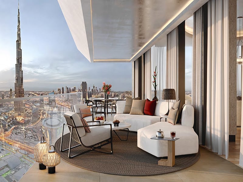 Baccarat Hotel & Residences Tower 2 by Shamal introduces an elevated standard of living in Downtown Dubai, featuring 2 to 4-bedroom hotel apartments. This striking twin-tower design, with its angular glass façade, creates a commanding presence while offering sweeping views of the Burj Khalifa and Dubai Frame. The interiors feature expansive living areas and thoughtfully integrated design elements. Bedrooms offer private retreats while the kitchens boast sophisticated detailing. Every space is meticulously planned to reflect the refined lifestyle associated with the Baccarat name. Enjoy an array of curated amenities, including a state-of-the-art gymnasium, a temperature-controlled swimming pool, and landscaped gathering spaces designed for relaxation and socializing. Dedicated BBQ areas and exclusive dining venues add to the convenience, while personalized à la carte services ensure an unparalleled living experience. Starting from AED 22M, Baccarat Hotel & Residences Tower 2 offers a curated selection of spacious 2 to 4-bedroom hotel apartments. With a flexible 60/40 payment plan , the project is set for handover in Q2 2027.