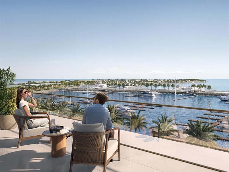 Marina Views unfolds at the heart of Rashid Yachts & Marina, a captivating hub where the vibrant energy of Dubai meets the tranquility of waterfront living. Here, expansive windows within each residence frame breathtaking panoramas of the marina, creating a seamless connection to the surrounding beauty. Open floor plans bathed in natural light set the stage for a modern lifestyle. Sleek kitchens, featuring premium appliances and ample counter space, invite culinary exploration. Masterfully crafted bathrooms offer a haven for relaxation, boasting high-quality fixtures and elegant finishes. Each residence features generous closet space, ensuring a clutter-free environment. Step onto your private balcony and witness the captivating sunrise paint the marina with vibrant hues. Gaze upon the city's dazzling lights come nightfall or simply bask in the endless panorama that unfolds before you. Beyond your private sanctuary, Marina Views boasts a curated selection of amenities designed to enhance well-being. State-of-the-art fitness facilities cater to various exercise preferences, offering the perfect space to maintain an active lifestyle. Infinity pools with breathtaking views create an idyllic spot for relaxation while dedicated children's play areas offer a haven for young residents.