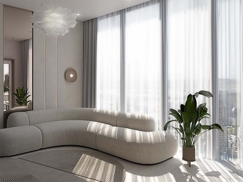 RA1N Residence by Object 1 rises 25 stories in Jumeirah Village Circle. This development offers one and two-bedroom apartments designed with a focus on modern living. The building’s facade features crisp lines and glass, creating a sleek and contemporary look. Natural hues inside add warmth and calm. The layout of each apartment at RA1N Residence ensures open, airy spaces. Large windows bring in light and offer views, connecting residents with the outside world. The interiors focus on both form and function, making everyday life smooth and pleasant. Wood accents and simple finishes enhance the sense of a serene retreat. Amenities at RA1N Residence enhance daily life. Residents can enjoy social spaces, fitness areas and a pool. These shared spaces are designed to foster a sense of community and provide spots for relaxation and activity. The building's design supports both privacy and interaction, balancing the needs of modern urban living. Each apartment at RA1N Residence offers a blend of style and comfort. Thoughtful design choices create inviting spaces. These homes provide a peaceful escape from the city's hustle, with a focus on simplicity and ease. Starting at AED 930K, RA1N Residence by Object 1 offers one and two-bedroom apartments. The handover is expected in Q4 2024 with a 60/40 payment plan.