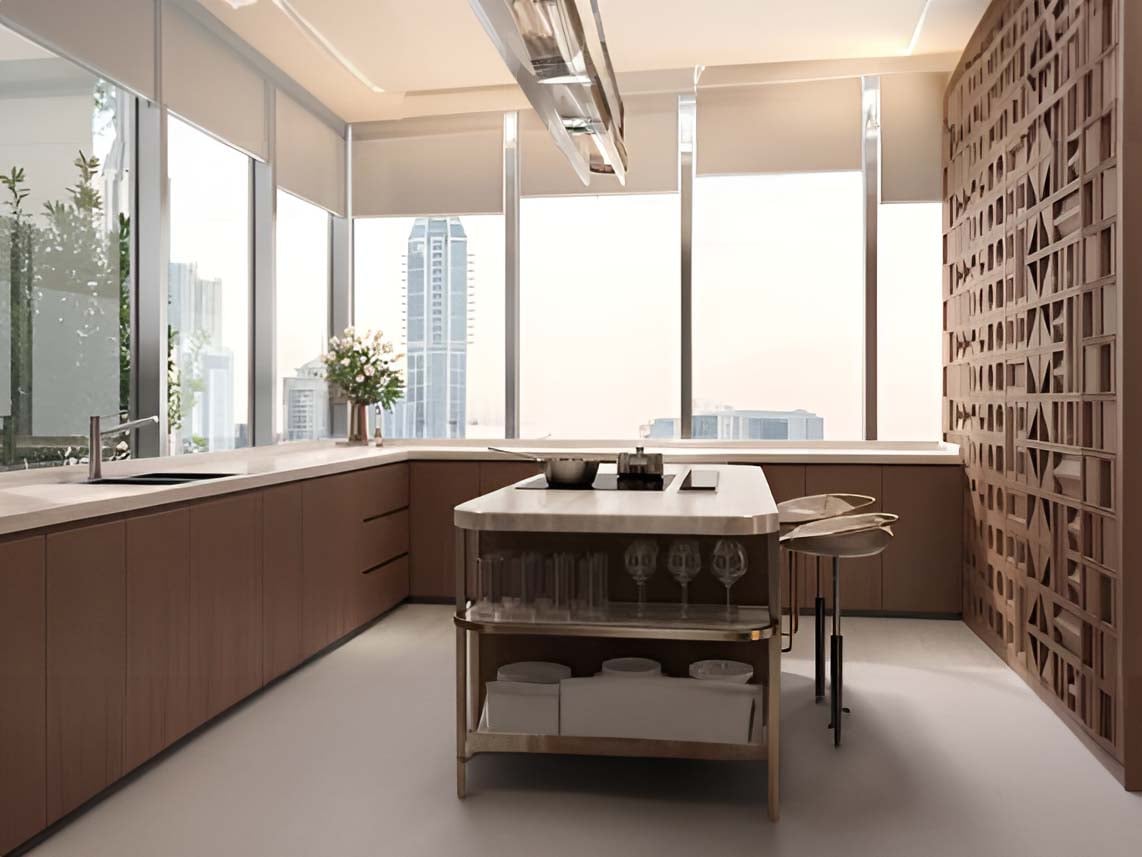 Set within Dubai Marina, Kempinski Marina Residences by ABA Group offers a diverse range of living spaces designed to cater to every lifestyle. Each apartment, whether it's a chic and stylish one-bedroom or a spacious five-bedroom layout, showcases modern elegance and practicality. Step inside and experience the seamless flow of open-plan interiors, flooded with natural light and adorned with premium finishes. The living spaces are thoughtfully designed to maximize comfort and functionality with sleek kitchens equipped with state-of-the-art appliances and expansive living areas perfect for entertaining guests or relaxing with family. Outside, each residence features expansive terraces that offer stunning views of the marina and the Dubai skyline. These outdoor havens are enhanced by lush vertical gardens and private plunge pools, creating a serene retreat above the bustling cityscape. Residents of Kempinski Marina Residences enjoy access to a host of exclusive amenities designed to enhance their everyday life. From the tranquil infinity pool and Zen Garden to the fully equipped gym and versatile sports courts, every aspect of this community is crafted to promote well-being and relaxation.