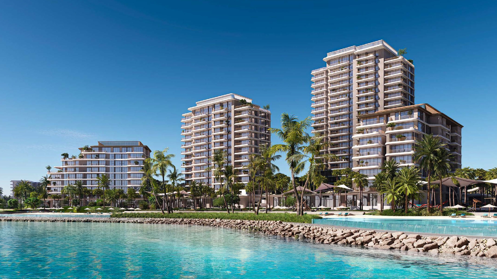 Bay Grove Residences by Nakheel offers a luxurious waterfront lifestyle in the heart of Dubai Islands. This stunning development features premium 1, 2 and 3-bedroom apartments, as well as exquisite 4-bedroom penthouses. Each residence is thoughtfully designed with spacious layouts, incorporating natural light and elegant finishes, creating a serene atmosphere. The interiors boast soft tones, warm wood accents and high-quality materials, ensuring a perfect blend of comfort and sophistication. Residents at Bay Grove Residences can indulge in a wide array of world-class amenities. The property includes an impressive infinity pool overlooking the ocean, beautifully landscaped podium gardens, a state-of-the-art fitness center and a dedicated kids’ play area. Additionally, the exclusive clubhouse and residents' lounge provide an elegant space for social gatherings and events, fostering a sense of community among residents. Located on Dubai Islands, Bay Grove Residences offers easy access to 20 kilometers of pristine beaches and a vibrant lifestyle surrounded by nature. The new Infinity Bridge connects these islands to the city, enhancing accessibility and convenience. Residents will appreciate the balance between urban living and tranquil coastal charm. Starting at AED 1.85M, Bay Grove Residences at Dubai Islands offers 1 to 3-bedroom apartments with handover expected in Q3 2028 and a 80/20 payment plan.
