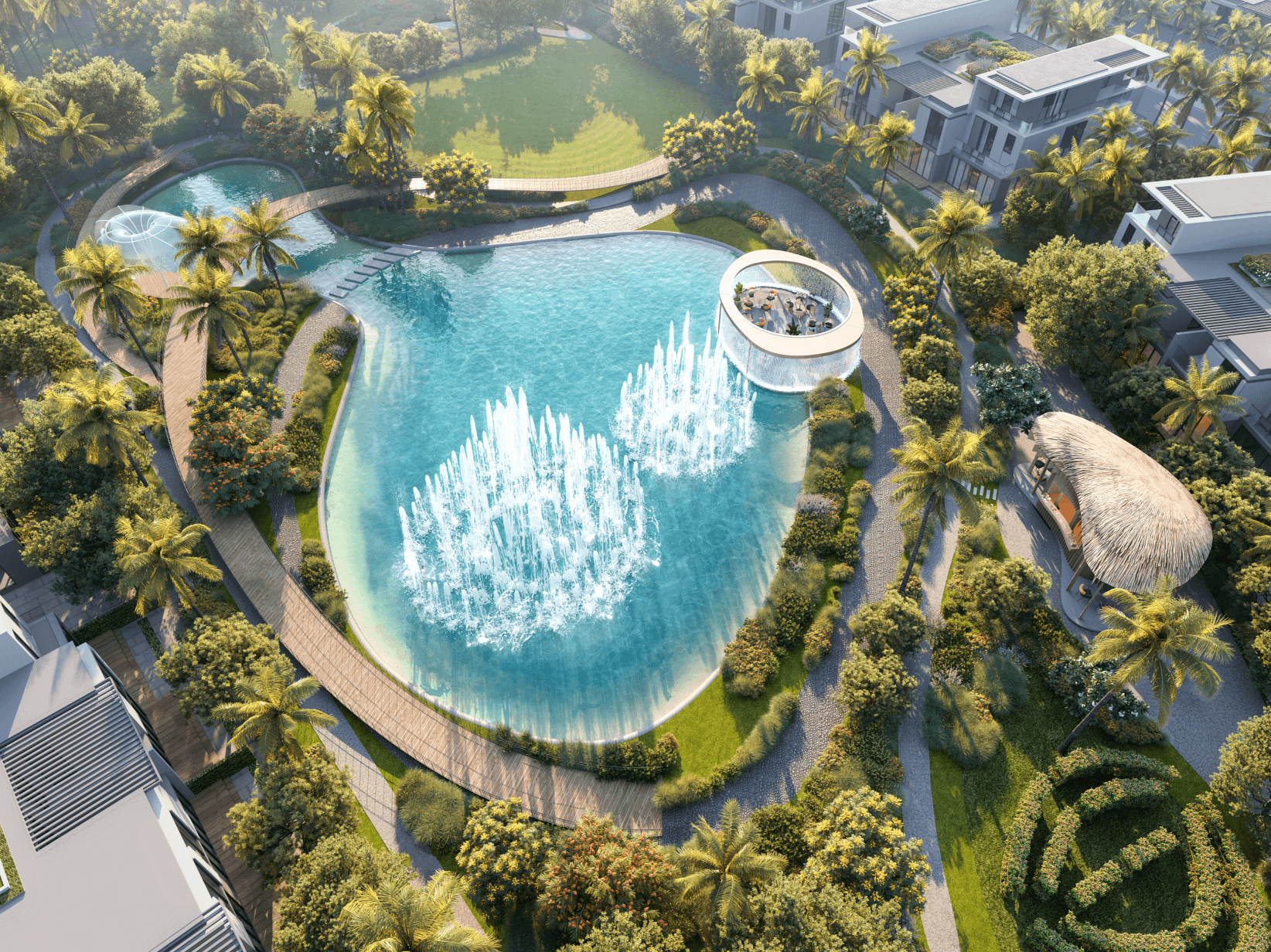 Sun City by Damac Properties opens a new chapter in Dubailand, showcasing a collection of four- and five-bedroom townhouses designed for modern comfort. Each townhouse offers spacious interiors that emphasize both practicality and relaxation. Expansive glass façades create a seamless transition between indoor and outdoor areas, bathing the interiors in natural light and providing stunning views of the surrounding greenery. Set amidst beautifully landscaped grounds, these townhouses are crafted with natural materials that foster a strong connection to the environment. Private gardens and inviting outdoor terraces extend the living space, perfect for family gatherings and quiet evenings. The community’s location provides effortless access to major highways, linking residents to key attractions, shopping areas and leisure venues. This strategic placement enhances daily living while maintaining a peaceful atmosphere. Alongside their refined design, the townhouses at Sun City promote wellness and an active lifestyle. Residents can engage in various outdoor activities, supported by amenities that encourage relaxation and physical engagement. The integration of nature-inspired elements throughout the community enriches the living experience, allowing residents to enjoy a balanced and harmonious lifestyle. Starting at AED 2.5M, Sun City offers four- and five-bedroom townhouses. The handover is expected in Q1 2028 with a 20/80 payment plan.