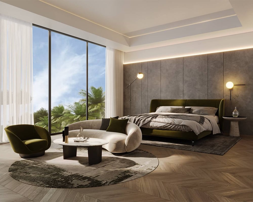 Nestled within Jumeirah Golf Estates, Terra Golf Collection by Taraf stands as an embodiment of architectural sophistication and natural charm. Crafted by Taraf, this residential enclave introduces a selection of 6-bedroom villas and townhouses, each a canvas of elegance and opulence. Terra Golf Collection at Jumeirah Golf Estates redefines luxury living. A symphony of 84 exclusive residences, including standalone and twin villas ranging from 4,671 sqft to 8,032 sqft, unfolds against the backdrop of a prestigious golf course.  Within these residences, residents discover not just homes but sanctuaries of indulgence. A thoughtfully designed gym, a tennis court for leisurely pursuits and inviting swimming pools create an atmosphere of refined living. In each 6-bedroom villa and townhouse, panoramic views seamlessly merge with customizable living spaces. Yet, Terra Golf Collection transcends the ordinary. It's a lifestyle narrative where each moment is adorned with convenience and architectural finesse. Its strategic location, just 15 minutes from the heart of Dubai, positions Terra Golf Collection as an investment in accessible luxury. Starting at AED 7.2M, Terra Golf Collection by Taraf unveils a range of residential options, complemented by a 60/40 payment plan. The handover, anticipated in Q2 2027, marks the unveiling of your future within this unique community.