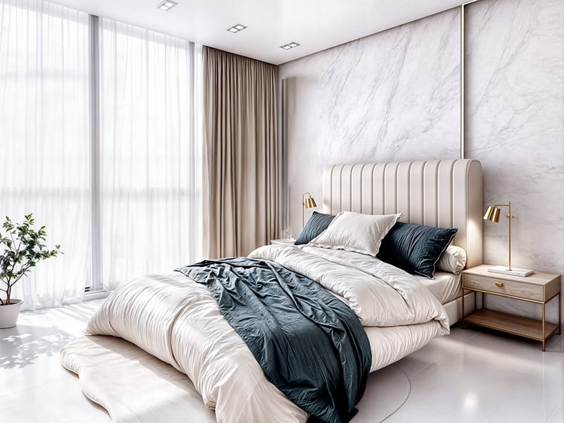 Marina Life by Saeed Tarrad Development stands in Dubai Islands, a vibrant community emerging as the next Palm Jumeirah. This development offers one- and two-bedroom apartments, each thoughtfully designed to foster a seamless flow between spaces, enhancing both functionality and comfort. The living area invites natural light through expansive windows, creating an atmosphere that accommodates both lively gatherings and quiet evenings. The kitchen, with its efficient layout and modern appliances, supports culinary creativity while ensuring ease of use. In the heart of Dubai Islands, Marina Life connects residents to an array of shops, cafes and dining options, enhancing everyday convenience while providing a relaxed ambiance. This setting combines the energy of city life with the tranquility of island living, appealing to those seeking balance. Sustainability shapes the foundation of Marina Life. Eco-conscious materials and design practices reflect a commitment to a better environment, allowing residents to enjoy modern comforts while being mindful of nature and their impact on the surroundings. Smart home technology enhances daily living. Control lighting, temperature and security effortlessly, integrating comfort into everyday routines. The vision is to create a living space that balances ease and style, fostering a true sense of home. Starting at AED 1.9M, Marina Life by Saeed Tarrad Development offers one- and two-bedroom apartments. The handover is expected in Q3 2026 with a 60/40 payment plan.