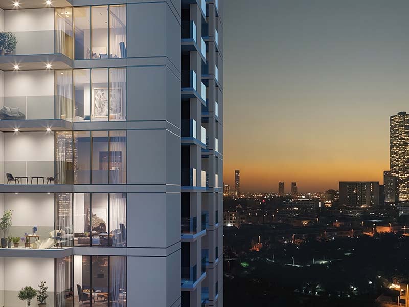 V1ter Residence offers a collection of studios and 1-3 bedroom apartments, each a canvas for modern living. Light streams through floor-to-ceiling windows, illuminating stylish interiors designed with meticulous attention to detail. High-quality furniture and appliances from renowned Italian manufacturers add a touch of European flair to your everyday life. This 25-story tower sits nestled within Jumeirah Village Circle. The location is a sweet spot, offering easy access to the city's vibrant core while maintaining a peaceful ambience. Serene and family-friendly, the neighborhood is ideal for those who value tranquility without sacrificing convenience. Stepping into V1ter Residence's lobby, you're greeted by a concierge ready to assist with your every need. The building boasts a collection of amenities designed to elevate your lifestyle. Relax by the sparkling swimming pool, a perfect spot to unwind after a long day. The kids' pool offers a dedicated space for little ones to splash and play. An outdoor sports zone caters to fitness enthusiasts while a clubhouse, lounge area and dedicated kids' zone provide spaces for socializing and entertainment.