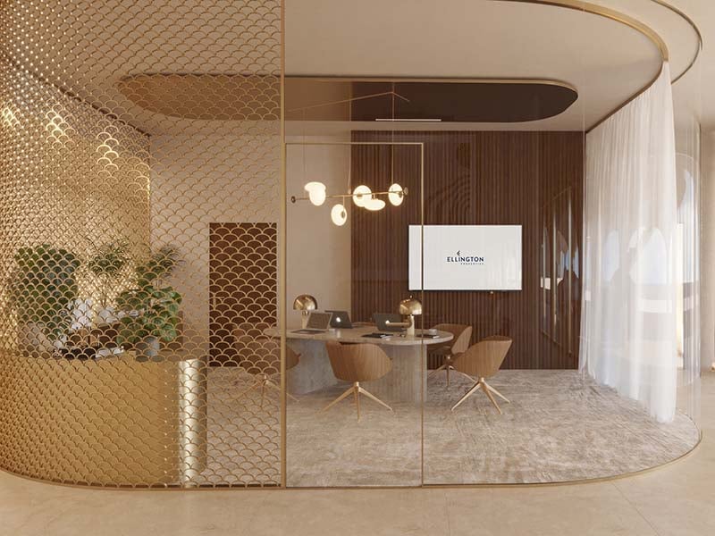 At the heart of Ocean House by Ellington Properties lies a commitment to exquisite oceanside living. Within this haven, a diverse range of 2 to 6-bedroom apartments, duplexes and penthouses awaits. As you step into the lobby, you'll be greeted by a minimalist hotel-like ambiance, defined by a double-height ceiling and elegant neutral decor. Lush greenery enhances the welcoming atmosphere, creating a serene sanctuary for residents and guests alike. Inside, these thoughtfully crafted abodes open to a world of contemporary elegance. With spacious designs and sophisticated neutral palettes, the interiors of Ocean House exude tranquility and sophistication. Floor-to-ceiling windows flood the space with natural light, offering residents breathtaking views of the surroundings. As you explore further, you'll find yourself drawn to the lush private pools and gardens, offering a tranquil retreat amidst the bustling city. Designed with utmost privacy and serenity in mind, these outdoor spaces provide residents with a sanctuary to relax and unwind. Venturing beyond the confines of your home, you'll encounter a wealth of private club-inspired amenities, including a 50-meter Olympic swimming pool, a wellness studio, clubhouse and cinema room.  Starting at AED 9.5M, Ocean House by Ellington Properties offers 2 to 6-bedroom apartments, duplexes and penthouses. The handover is expected in Q2 2026 with a 70/30 payment plan.