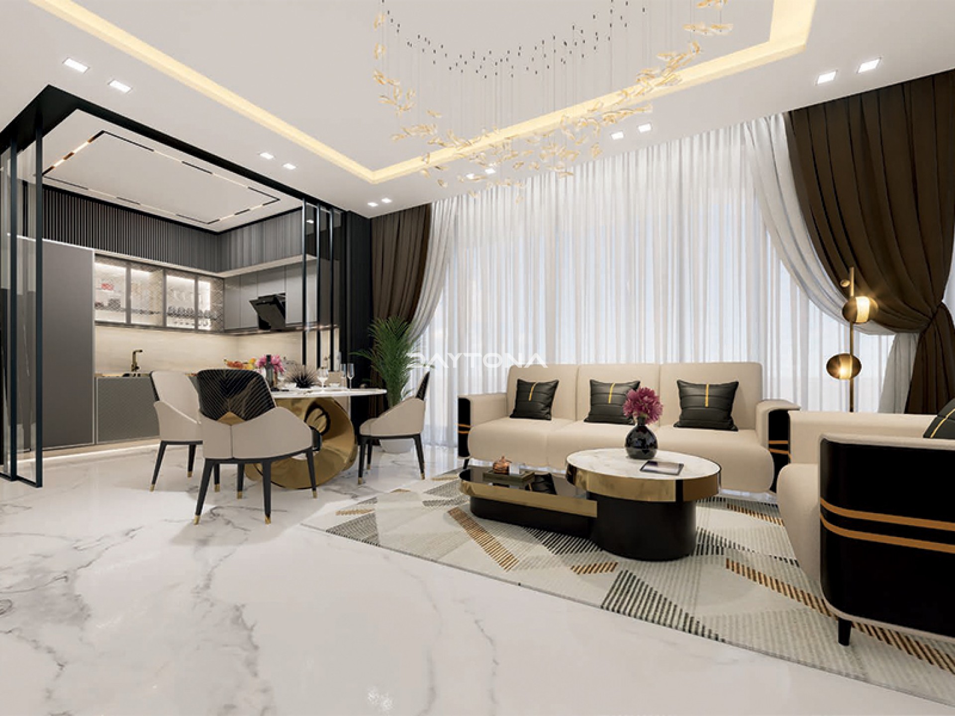 1 BEDROOM + OFFICE | FULLY FURNISHED | 1% MONTHLY PLAN | NEAR METRO