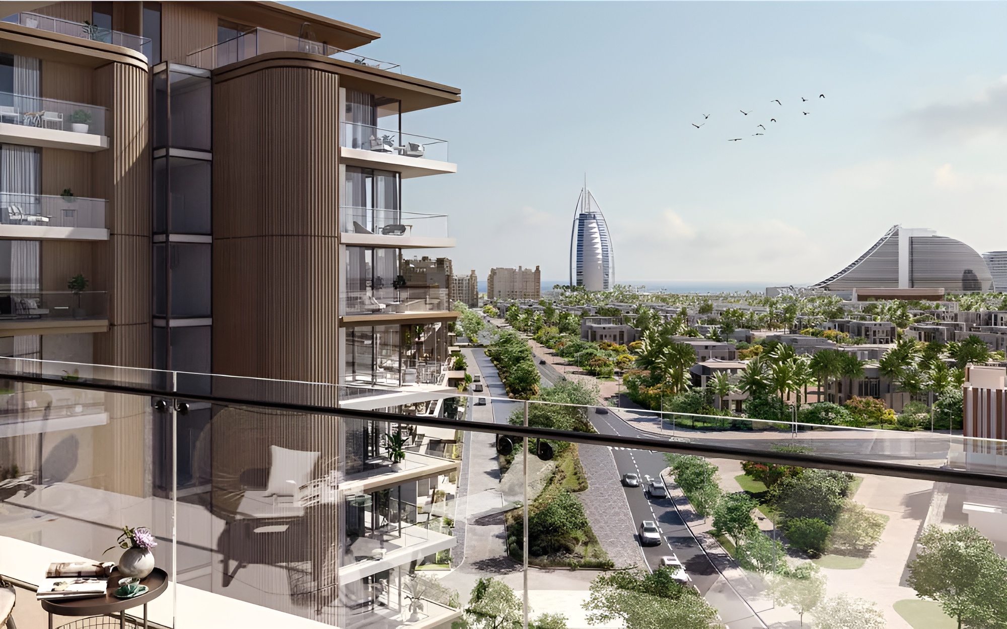 Elara at Madinat Jumeirah Living, an elegant new addition to this prestigious community, offers an extraordinary Dubai lifestyle. With a central address and modern architectural finesse, Elara presents luxurious 1 to 4-bedroom apartments starting at just AED 2.3 million. Nestled amidst the iconic Burj Al Arab, pristine beaches, and scenic pathways, Madinat Jumeirah Living promises an enriching living experience.