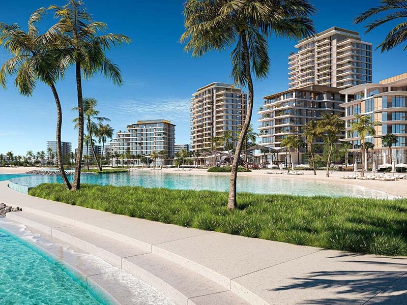 Bay Grove Residences by Nakheel offers a luxurious waterfront lifestyle in the heart of Dubai Islands. This stunning development features premium 1, 2 and 3-bedroom apartments, as well as exquisite 4-bedroom penthouses. Each residence is thoughtfully designed with spacious layouts, incorporating natural light and elegant finishes, creating a serene atmosphere. The interiors boast soft tones, warm wood accents and high-quality materials, ensuring a perfect blend of comfort and sophistication. Residents at Bay Grove Residences can indulge in a wide array of world-class amenities. The property includes an impressive infinity pool overlooking the ocean, beautifully landscaped podium gardens, a state-of-the-art fitness center and a dedicated kids’ play area. Additionally, the exclusive clubhouse and residents' lounge provide an elegant space for social gatherings and events, fostering a sense of community among residents. Located on Dubai Islands, Bay Grove Residences offers easy access to 20 kilometers of pristine beaches and a vibrant lifestyle surrounded by nature. The new Infinity Bridge connects these islands to the city, enhancing accessibility and convenience. Residents will appreciate the balance between urban living and tranquil coastal charm. Starting at AED 1.85M, Bay Grove Residences at Dubai Islands offers 1 to 3-bedroom apartments with handover expected in Q3 2028 and a 80/20 payment plan.