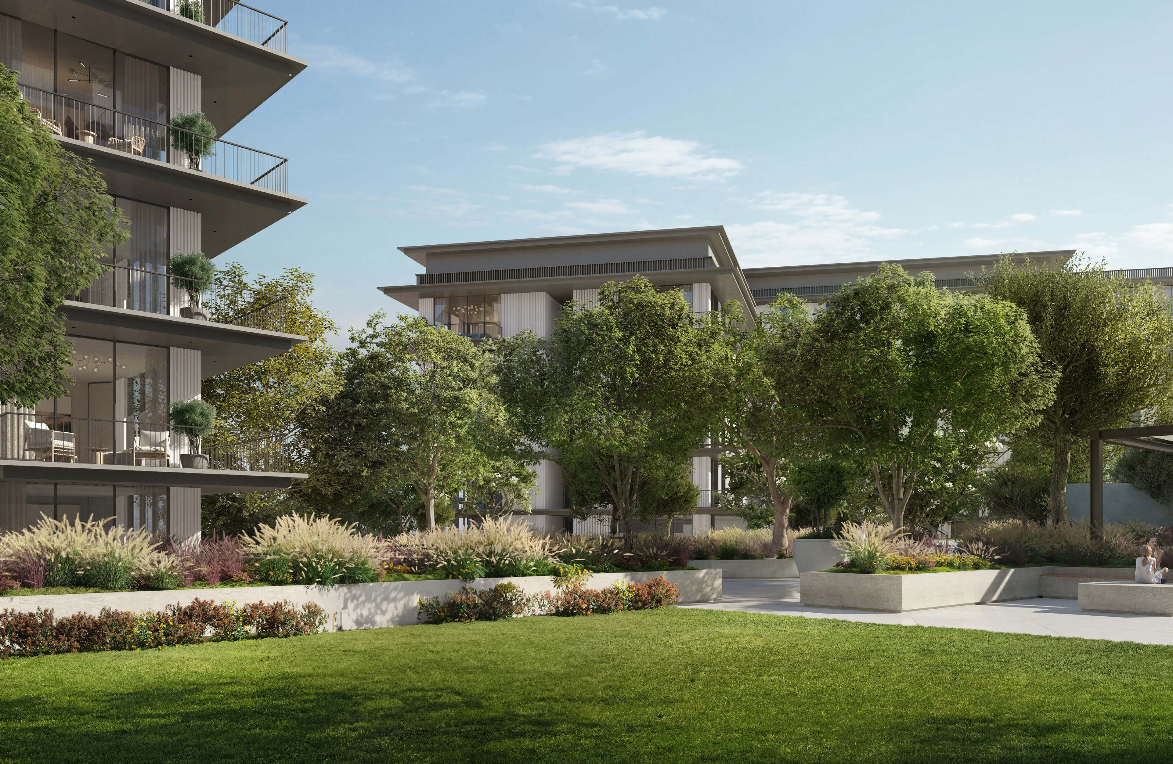 Ocean Cove unfolds at the heart of Rashid Yachts & Marina, a vibrant hub where the calm of waterfront living meets the electric buzz of Dubai. Here, spacious balconies frame stunning cityscapes while landscaped gardens create a tranquil atmosphere. Life at Ocean Cove revolves around beautifully designed homes. Open layouts and expansive windows bathe interiors in natural light, fostering a sense of spaciousness. Modern kitchens, featuring sleek countertops and top-of-the-line appliances, are well-equipped for any culinary endeavor. Masterfully crafted bathrooms offer a haven for relaxation with high-quality fixtures and elegant finishes. Bedrooms boast ample closet space for easy organization, ensuring a clutter-free environment. Ocean Cove seamlessly blends nature and city life. Lush terraces extend your living space outdoors, creating the perfect setting for relaxation or entertaining. Dubai's iconic landmarks are within easy reach, allowing you to embrace the city's rich history and vibrant energy while enjoying the tranquility of your waterfront haven. Residents can indulge in a curated selection of amenities designed for well-being and leisure. Unwind by the sleek pool, reminiscent of a secluded resort oasis. State-of-the-art fitness facilities provide the perfect environment for an active lifestyle. Lush gardens create a verdant escape, offering a welcome respite from the urban buzz.