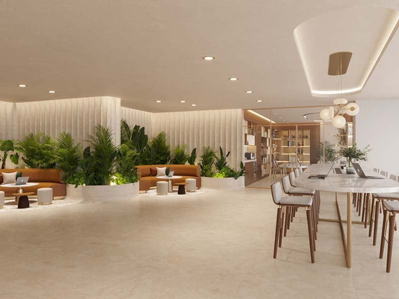At the heart of Ocean House by Ellington Properties lies a commitment to exquisite oceanside living. Within this haven, a diverse range of 2 to 6-bedroom apartments, duplexes and penthouses awaits. As you step into the lobby, you'll be greeted by a minimalist hotel-like ambiance, defined by a double-height ceiling and elegant neutral decor. Lush greenery enhances the welcoming atmosphere, creating a serene sanctuary for residents and guests alike. Inside, these thoughtfully crafted abodes open to a world of contemporary elegance. With spacious designs and sophisticated neutral palettes, the interiors of Ocean House exude tranquility and sophistication. Floor-to-ceiling windows flood the space with natural light, offering residents breathtaking views of the surroundings. As you explore further, you'll find yourself drawn to the lush private pools and gardens, offering a tranquil retreat amidst the bustling city. Designed with utmost privacy and serenity in mind, these outdoor spaces provide residents with a sanctuary to relax and unwind. Venturing beyond the confines of your home, you'll encounter a wealth of private club-inspired amenities, including a 50-meter Olympic swimming pool, a wellness studio, clubhouse and cinema room.  Starting at AED 9.5M, Ocean House by Ellington Properties offers 2 to 6-bedroom apartments, duplexes and penthouses. The handover is expected in Q2 2026 with a 70/30 payment plan.