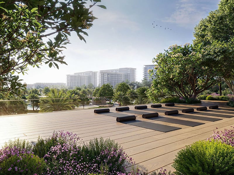 Address Residences at Dubai Hills Estate combines refined urban living with serene park views and environmentally conscious design. Offering a selection of 1 to 3-bedroom apartments and 3-bedroom townhouses, this community is thoughtfully designed to support modern living while embracing sustainability. The residences feature spacious layouts with flexible designs, allowing for easy adaptation to the needs of each resident. Materials selected for their durability and sustainability add a layer of functionality, while the carefully chosen finishes bring out a contemporary feel throughout the interiors. The architectural design takes full advantage of the surrounding views, with each home framed to highlight the beauty of Dubai Hills Park and Dubai Hills Mall. The development fosters a seamless connection between the natural environment and modern urban living, providing both tranquility and easy access to city life. Located within Dubai Hills Estate, Address Residences places you within reach of Dubai's iconic landmarks, making it a prime location for those who desire both comfort and convenience in a well-connected community. Starting at AED 1.93M, Address Residences offers a selection of 1 to 3-bedroom apartments and 3-bedroom townhouses, featuring a flexible 20/80 payment plan and handover scheduled for 2029.