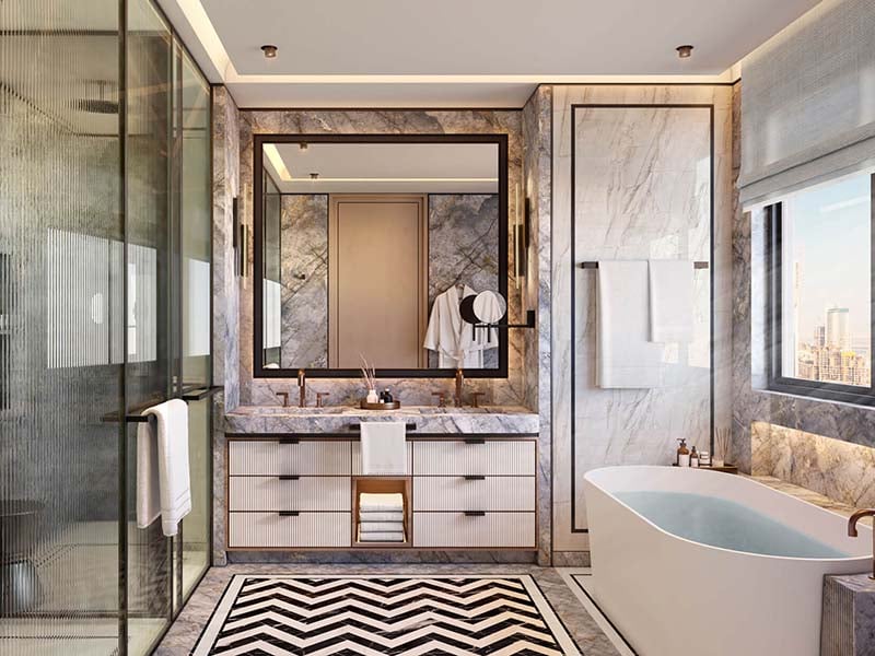 French flair infuses Downtown Dubai at Sofitel Residences Dubai by Azha Development. This address marries Parisian charm with the city's vibrant spirit, creating homes that speak of refinement and urban sophistication. Interiors flow with purpose, each space a canvas for life's moments. Art graces walls, sparking daily inspiration. The projection room transforms evenings into cinematic events, while Le Petit Residents Area nurtures young imaginations. In the fitness center, curated artwork complements state-of-the-art equipment, elevating wellness routines. The resident's lounge, adorned with diverse artistic influences, invites connection and relaxation. From one to three-bedroom residences to expansive penthouses, each home tells its unique story through modern French design and thoughtful layouts. Floor-to-ceiling windows frame Dubai's dynamic skyline, yet inside, tranquility reigns. This duality defines life at Sofitel Residences Dubai in Downtown Dubai. Steps away, the city's best dining and shopping experiences await. Global privileges extend beyond Dubai through the Accor Ownership Benefits Program. Residents enjoy VIP status across Accor's worldwide network, enhancing travel with upgrades and exclusive services.
