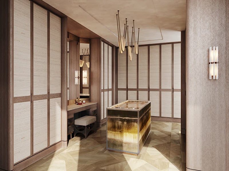 Baccarat Hotel & Residences Tower 2 by Shamal introduces an elevated standard of living in Downtown Dubai, featuring 2 to 4-bedroom hotel apartments. This striking twin-tower design, with its angular glass façade, creates a commanding presence while offering sweeping views of the Burj Khalifa and Dubai Frame. The interiors feature expansive living areas and thoughtfully integrated design elements. Bedrooms offer private retreats while the kitchens boast sophisticated detailing. Every space is meticulously planned to reflect the refined lifestyle associated with the Baccarat name. Enjoy an array of curated amenities, including a state-of-the-art gymnasium, a temperature-controlled swimming pool, and landscaped gathering spaces designed for relaxation and socializing. Dedicated BBQ areas and exclusive dining venues add to the convenience, while personalized à la carte services ensure an unparalleled living experience. Starting from AED 22M, Baccarat Hotel & Residences Tower 2 offers a curated selection of spacious 2 to 4-bedroom hotel apartments. With a flexible 60/40 payment plan , the project is set for handover in Q2 2027.