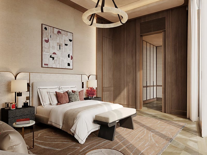Baccarat Hotel & Residences Tower 2 by Shamal introduces an elevated standard of living in Downtown Dubai, featuring 2 to 4-bedroom hotel apartments. This striking twin-tower design, with its angular glass façade, creates a commanding presence while offering sweeping views of the Burj Khalifa and Dubai Frame. The interiors feature expansive living areas and thoughtfully integrated design elements. Bedrooms offer private retreats while the kitchens boast sophisticated detailing. Every space is meticulously planned to reflect the refined lifestyle associated with the Baccarat name. Enjoy an array of curated amenities, including a state-of-the-art gymnasium, a temperature-controlled swimming pool, and landscaped gathering spaces designed for relaxation and socializing. Dedicated BBQ areas and exclusive dining venues add to the convenience, while personalized à la carte services ensure an unparalleled living experience. Starting from AED 22M, Baccarat Hotel & Residences Tower 2 offers a curated selection of spacious 2 to 4-bedroom hotel apartments. With a flexible 60/40 payment plan , the project is set for handover in Q2 2027.