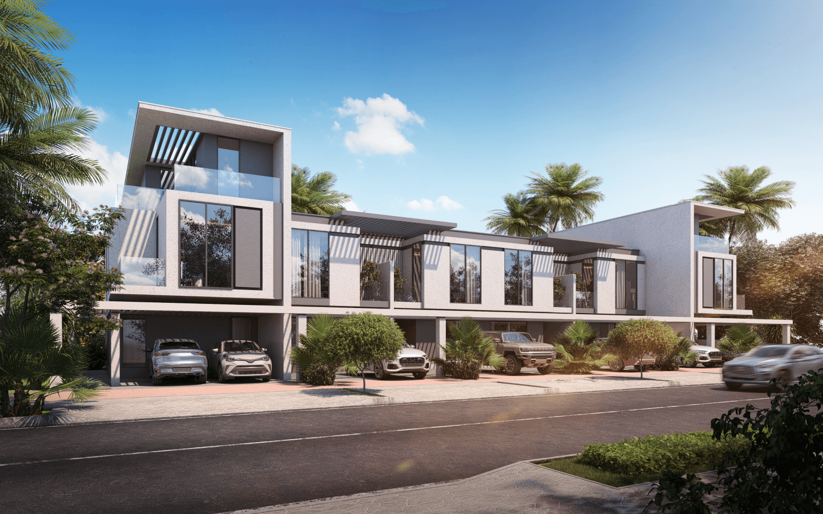 Sun City by Damac Properties opens a new chapter in Dubailand, showcasing a collection of four- and five-bedroom townhouses designed for modern comfort. Each townhouse offers spacious interiors that emphasize both practicality and relaxation. Expansive glass façades create a seamless transition between indoor and outdoor areas, bathing the interiors in natural light and providing stunning views of the surrounding greenery. Set amidst beautifully landscaped grounds, these townhouses are crafted with natural materials that foster a strong connection to the environment. Private gardens and inviting outdoor terraces extend the living space, perfect for family gatherings and quiet evenings. The community’s location provides effortless access to major highways, linking residents to key attractions, shopping areas and leisure venues. This strategic placement enhances daily living while maintaining a peaceful atmosphere. Alongside their refined design, the townhouses at Sun City promote wellness and an active lifestyle. Residents can engage in various outdoor activities, supported by amenities that encourage relaxation and physical engagement. The integration of nature-inspired elements throughout the community enriches the living experience, allowing residents to enjoy a balanced and harmonious lifestyle. Starting at AED 2.5M, Sun City offers four- and five-bedroom townhouses. The handover is expected in Q1 2028 with a 20/80 payment plan.