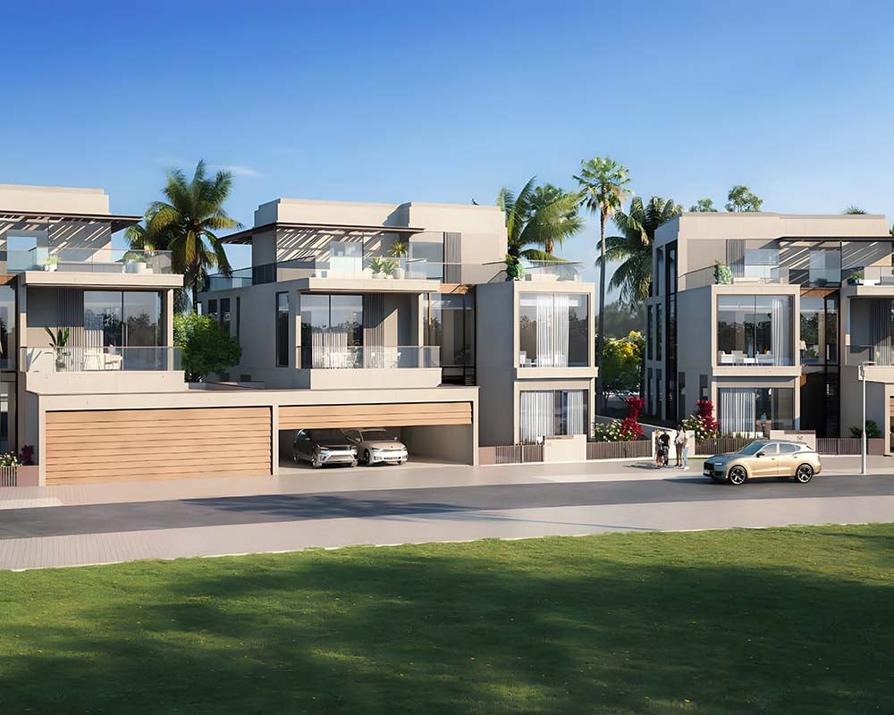 A new vision of modern living unfolds in Dubai South. Residences at South Bay range from expansive 3-bedroom townhouses to palatial 7-bedroom mansions, each a haven crafted for comfort and grand living. Open floor plans bathe interiors in natural light, while sprawling private gardens extend living areas outdoors. Townhouses boast rooftop terraces, perfect for starlit gatherings.  For those seeking the ultimate indulgence, a limited collection of waterfront villas and expansive mansions offer a private sanctuary beside a 3-kilometer crystal lagoon. Residents unwind amidst a wealth of amenities. A fully equipped gym caters to fitness enthusiasts, while a beach clubhouse beckons with lazy afternoons. Lush parks and meditation gardens provide tranquil escapes, while children find joy in dedicated playgrounds. Jogging tracks weave through the development and pedestrian-friendly spaces encourage exploration. A nearby shopping mall offers convenient retail therapy. Perfectly positioned, South Bay boasts direct access to EXPO Road and a five-minute drive to Dubai World Central Airport and EXPO 2020. The development enjoys excellent connectivity to Al Khail and Umm Sequim with planned metro and Etihad Rail connections further enhancing accessibility. Starting at 3.3 million AED, South Bay offers a collection of townhouses, villas and mansions. Homes are scheduled for handover in Q3 2026 with a flexible 60/40 payment plan available.
