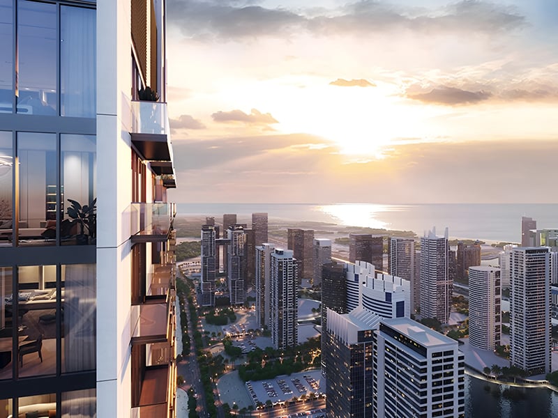 Verde by Sobha in the sought-after Jumeirah Lake Towers emerges as a distinctive residential tower soaring above the Dubai skyline. With a focus on timeless elegance, it features 1 to 3-bedroom apartments designed for those seeking refined living spaces in the heart of Dubai. At Verde, each day is a celebration of the natural beauty that surrounds you, providing a sense of tranquillity within the urban landscape. As a resident, you'll enjoy uninterrupted panoramic views that span across vast meadows and the lush green golf course.  Each apartment at Verde is thoughtfully crafted to provide a harmonious blend of comfort and sophistication. With spacious interiors and a minimalist design ethos, these homes serve as tranquil retreats from the bustling city life.  What further sets Verde apart is its prime location, conveniently located near two metro stations and First Al Khail Street. This strategic positioning ensures effortless connectivity to key destinations. Apart from individual apartments, investment opportunities abound. At Verde, investors are presented the option to acquire an entire floor spanning approximately 14,000 sqft. This offering is poised to attract those seeking promising prospects within Dubai's thriving real estate market. With a starting price of AED 1.7M, Verde by Sobha anticipates handover in Q4 2026 with a flexible 80/20 payment plan.