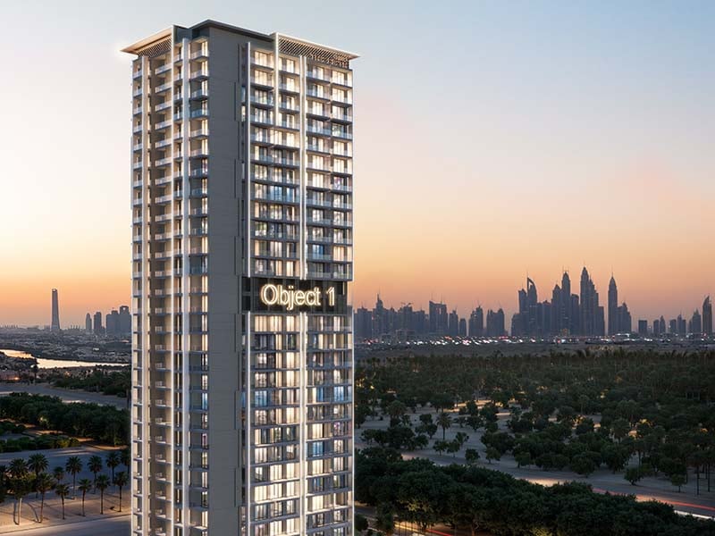 The Fifth Tower by Object 1 in Jumeirah Village Circle stands as a striking addition to Dubai's skyline. This 36-floor project offers studios and one to two-bedroom apartments designed with clean lines and modern elements. The Fifth Tower features spaces that flow with ease. Each unit offers a neutral palette and spacious layout, ensuring a calm and inviting atmosphere. Large windows draw in light and frame views of the city. Inside, wood accents and thoughtful finishes add warmth and a sense of home. Residents enter through a welcoming lobby lounge with seating and concierge services. Amenities cater to diverse needs. A pool and kid’s play area provide spaces for leisure, while a gym supports an active lifestyle. An indoor cinema adds a touch of entertainment. Each shared space enhances the living experience, fostering a sense of community. Living at The Fifth Tower at Jumeirah Village Circle means enjoying a blend of urban convenience and peaceful spaces. The thoughtful layout and design choices ensure each home is both functional and pleasing to the eye. It's a place where residents can relax, entertain and thrive. Starting at AED 554K, The Fifth Tower by Object 1 offers studios and one to two-bedroom apartments. The handover is expected in Q4 2026 with a 60/40 payment plan.