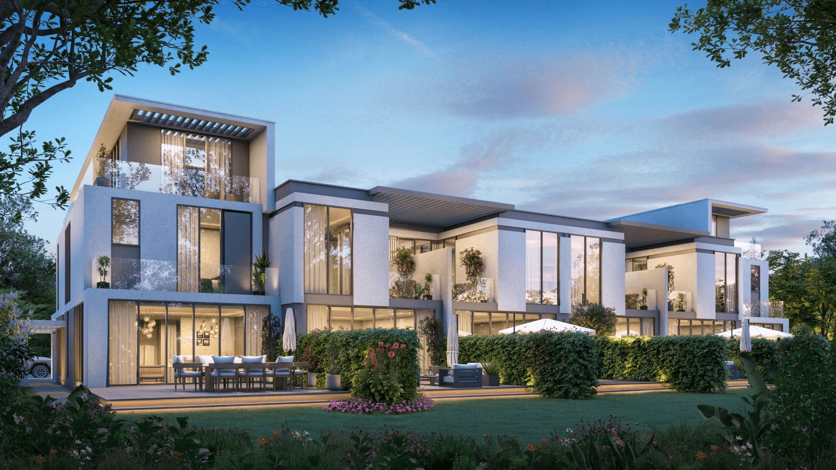 Sun City by Damac Properties opens a new chapter in Dubailand, showcasing a collection of four- and five-bedroom townhouses designed for modern comfort. Each townhouse offers spacious interiors that emphasize both practicality and relaxation. Expansive glass façades create a seamless transition between indoor and outdoor areas, bathing the interiors in natural light and providing stunning views of the surrounding greenery. Set amidst beautifully landscaped grounds, these townhouses are crafted with natural materials that foster a strong connection to the environment. Private gardens and inviting outdoor terraces extend the living space, perfect for family gatherings and quiet evenings. The community’s location provides effortless access to major highways, linking residents to key attractions, shopping areas and leisure venues. This strategic placement enhances daily living while maintaining a peaceful atmosphere. Alongside their refined design, the townhouses at Sun City promote wellness and an active lifestyle. Residents can engage in various outdoor activities, supported by amenities that encourage relaxation and physical engagement. The integration of nature-inspired elements throughout the community enriches the living experience, allowing residents to enjoy a balanced and harmonious lifestyle. Starting at AED 2.5M, Sun City offers four- and five-bedroom townhouses. The handover is expected in Q1 2028 with a 20/80 payment plan.