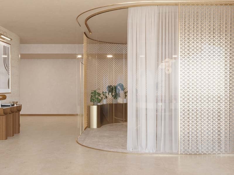 At the heart of Ocean House by Ellington Properties lies a commitment to exquisite oceanside living. Within this haven, a diverse range of 2 to 6-bedroom apartments, duplexes and penthouses awaits. As you step into the lobby, you'll be greeted by a minimalist hotel-like ambiance, defined by a double-height ceiling and elegant neutral decor. Lush greenery enhances the welcoming atmosphere, creating a serene sanctuary for residents and guests alike. Inside, these thoughtfully crafted abodes open to a world of contemporary elegance. With spacious designs and sophisticated neutral palettes, the interiors of Ocean House exude tranquility and sophistication. Floor-to-ceiling windows flood the space with natural light, offering residents breathtaking views of the surroundings. As you explore further, you'll find yourself drawn to the lush private pools and gardens, offering a tranquil retreat amidst the bustling city. Designed with utmost privacy and serenity in mind, these outdoor spaces provide residents with a sanctuary to relax and unwind. Venturing beyond the confines of your home, you'll encounter a wealth of private club-inspired amenities, including a 50-meter Olympic swimming pool, a wellness studio, clubhouse and cinema room.  Starting at AED 9.5M, Ocean House by Ellington Properties offers 2 to 6-bedroom apartments, duplexes and penthouses. The handover is expected in Q2 2026 with a 70/30 payment plan.