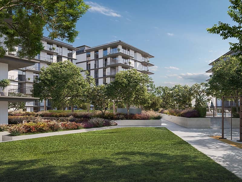 Ocean Cove unfolds at the heart of Rashid Yachts & Marina, a vibrant hub where the calm of waterfront living meets the electric buzz of Dubai. Here, spacious balconies frame stunning cityscapes while landscaped gardens create a tranquil atmosphere. Life at Ocean Cove revolves around beautifully designed homes. Open layouts and expansive windows bathe interiors in natural light, fostering a sense of spaciousness. Modern kitchens, featuring sleek countertops and top-of-the-line appliances, are well-equipped for any culinary endeavor. Masterfully crafted bathrooms offer a haven for relaxation with high-quality fixtures and elegant finishes. Bedrooms boast ample closet space for easy organization, ensuring a clutter-free environment. Ocean Cove seamlessly blends nature and city life. Lush terraces extend your living space outdoors, creating the perfect setting for relaxation or entertaining. Dubai's iconic landmarks are within easy reach, allowing you to embrace the city's rich history and vibrant energy while enjoying the tranquility of your waterfront haven. Residents can indulge in a curated selection of amenities designed for well-being and leisure. Unwind by the sleek pool, reminiscent of a secluded resort oasis. State-of-the-art fitness facilities provide the perfect environment for an active lifestyle. Lush gardens create a verdant escape, offering a welcome respite from the urban buzz.