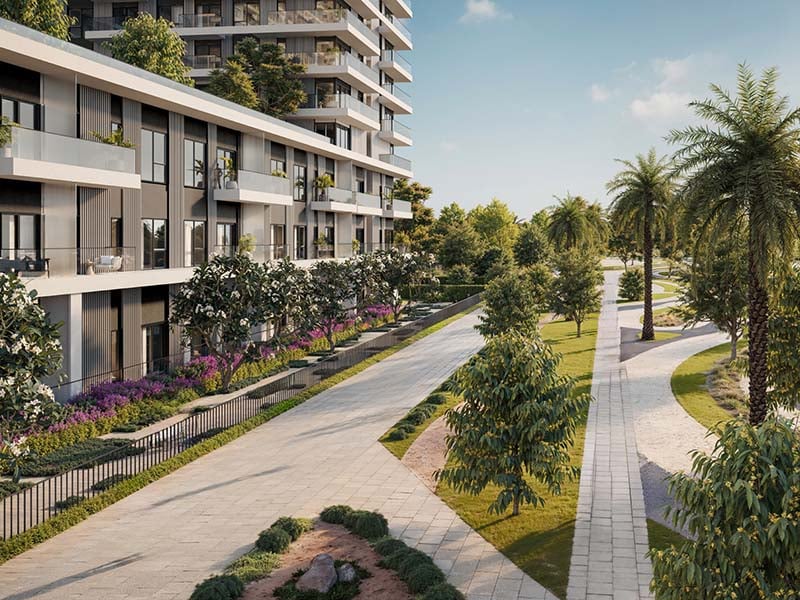 Vida Residences Club Point by Emaar Properties is a contemporary residential project nestled within the vibrant Dubai Hills Estate. Offering 1 to 3-bedroom apartments, each unit is thoughtfully designed to maximize space and natural light. These stylish homes are inspired by Vida’s signature blend of modern luxury and warm hospitality, featuring large windows that frame breathtaking views of the surrounding greenery, golf course, and Dubai skyline, creating a peaceful and refreshing living environment. Residents can enjoy a range of premium amenities, including a serene indoor swimming pool, a state-of-the-art gym, and beautifully landscaped gardens. Social spaces such as a barbecue area and a children's play area provide perfect spots for family gatherings and relaxation. The community also offers on-site dining options, adding to the convenience of daily living. Ideally located within Dubai Hills Estate, Vida Residences Club Point provides quick access to key areas like Downtown Dubai and Dubai Marina, with easy connectivity through Al Khail Road. The community combines the best of urban energy and natural tranquility, offering world-class healthcare, educational facilities, and leisure experiences within close reach. Starting at AED 1.61M, Vida Residences Club Point at Dubai Hills Estate offers 1- to 3-bedroom apartments. The handover is expected in Q1 2029 with an 80/20 payment plan, ensuring flexible purchasing options for prospective buyers.
