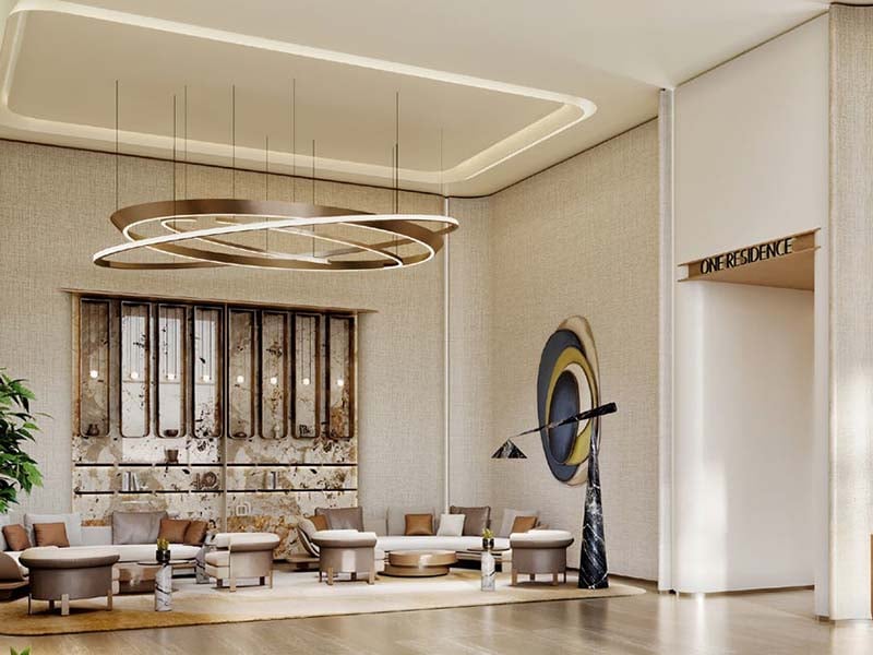 One Residence by Ginco Properties reimagines residential living in Downtown Dubai. With studio and 1 to 2 bedroom apartments, the project is designed to merge modern comforts with the energy of the city. One Residence places residents in the center of Downtown's lively scene while providing a tranquil home base that reflects contemporary urban elegance. At One Residence, the architectural design is characterized by a seamless integration into the vibrant cityscape. The building's façade features a contemporary design with a sophisticated blend of textures that complement its surroundings. The residential units at One Residence are meticulously planned to offer a refined living experience. Spacious layouts, thoughtfully chosen finishes and well-designed floor plans contribute to a sense of calm and comfort. Residents can enjoy expansive windows that frame views of the cityscape, providing a connection to the dynamic environment outside while ensuring a serene retreat within. One Residence also features a selection of amenities including a state-of-the-art fitness center, a dedicated yoga studio and a large infinity pool, catering to a range of wellness and recreational needs.