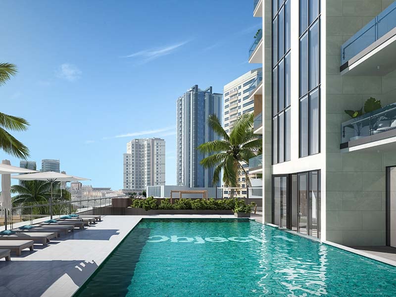 RA1N Residence by Object 1 rises 25 stories in Jumeirah Village Circle. This development offers one and two-bedroom apartments designed with a focus on modern living. The building’s facade features crisp lines and glass, creating a sleek and contemporary look. Natural hues inside add warmth and calm. The layout of each apartment at RA1N Residence ensures open, airy spaces. Large windows bring in light and offer views, connecting residents with the outside world. The interiors focus on both form and function, making everyday life smooth and pleasant. Wood accents and simple finishes enhance the sense of a serene retreat. Amenities at RA1N Residence enhance daily life. Residents can enjoy social spaces, fitness areas and a pool. These shared spaces are designed to foster a sense of community and provide spots for relaxation and activity. The building's design supports both privacy and interaction, balancing the needs of modern urban living. Each apartment at RA1N Residence offers a blend of style and comfort. Thoughtful design choices create inviting spaces. These homes provide a peaceful escape from the city's hustle, with a focus on simplicity and ease. Starting at AED 930K, RA1N Residence by Object 1 offers one and two-bedroom apartments. The handover is expected in Q4 2024 with a 60/40 payment plan.