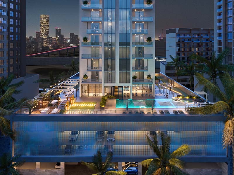 RA1N Residence by Object 1 rises 25 stories in Jumeirah Village Circle. This development offers one and two-bedroom apartments designed with a focus on modern living. The building’s facade features crisp lines and glass, creating a sleek and contemporary look. Natural hues inside add warmth and calm. The layout of each apartment at RA1N Residence ensures open, airy spaces. Large windows bring in light and offer views, connecting residents with the outside world. The interiors focus on both form and function, making everyday life smooth and pleasant. Wood accents and simple finishes enhance the sense of a serene retreat. Amenities at RA1N Residence enhance daily life. Residents can enjoy social spaces, fitness areas and a pool. These shared spaces are designed to foster a sense of community and provide spots for relaxation and activity. The building's design supports both privacy and interaction, balancing the needs of modern urban living. Each apartment at RA1N Residence offers a blend of style and comfort. Thoughtful design choices create inviting spaces. These homes provide a peaceful escape from the city's hustle, with a focus on simplicity and ease. Starting at AED 930K, RA1N Residence by Object 1 offers one and two-bedroom apartments. The handover is expected in Q4 2024 with a 60/40 payment plan.