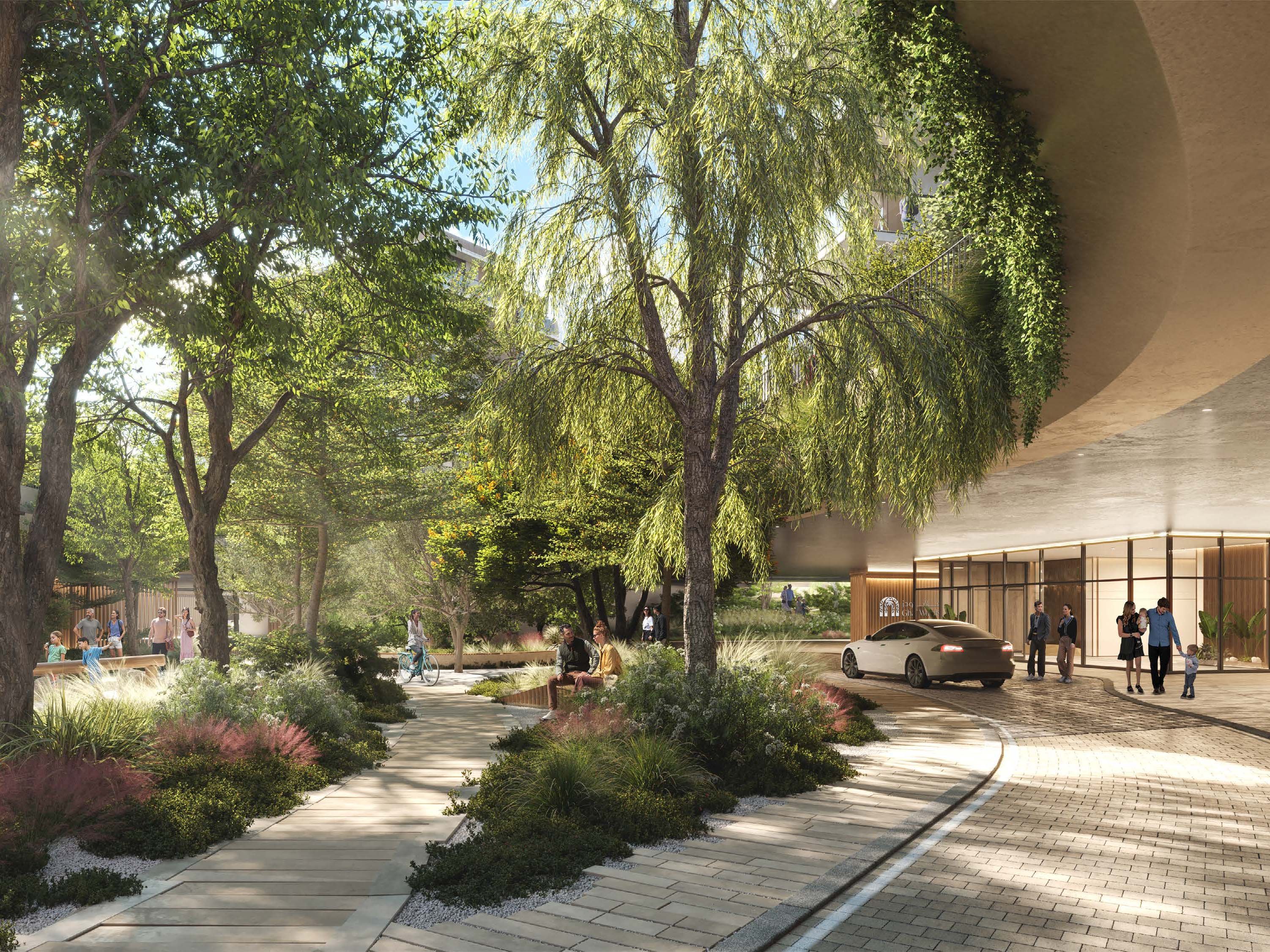 In Dubailand, Ghaf Woods by Majid Al Futtaim offers a blend of nature and urban life. This project includes 1 to 3-bedroom apartments with a focus on simple, clean design. The homes feature large windows that bring in natural light, and balconies that extend living spaces into the outdoors. Ghaf Woods at Dubailand integrates the calm of nature with the pulse of city life. Paths wind through green spaces, perfect for a walk or run. The nearby Global Village offers spots for dining and shopping, blending urban convenience with the peace of nature. Interiors at Ghaf Woods show a thoughtful use of space. The blend of sleek lines and natural materials creates a calm, balanced feel. Kitchens, bedrooms, and bathrooms come with quality fixtures, ensuring comfort and style. Residents enjoy a range of amenities. The fitness center and pool provide spaces to relax and stay active. There are areas for yoga and meditation, offering a retreat for the mind. Children have dedicated play areas, both indoors and outdoors.