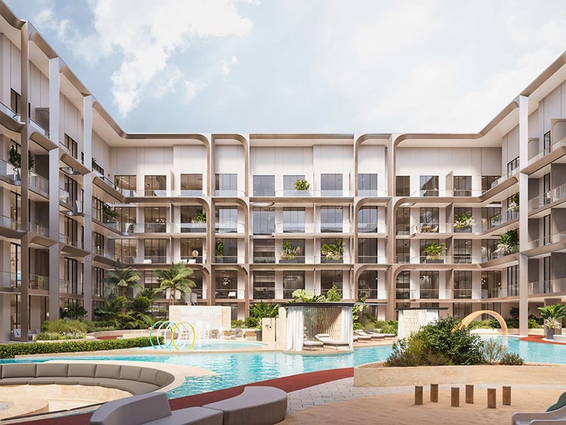 One Beverly by HMB Homes Real Estate is a luxury residential project located in Arjan, Dubai. Inspired by French Art Deco and the romantic spirit of Paris, One Beverly features a collection of meticulously designed studio, one-bedroom, and two-bedroom residences. These apartments boast lavish interiors, cutting-edge technology, and panoramic views, blending opulence and sophistication in every corner. The design reflects a seamless harmony between art and comfort, creating an exquisite living space that redefines modern luxury. Residents will enjoy over 30 world-class amenities, including a state-of-the-art gym, kids' play area, outdoor cinema, outdoor dining spaces, and a serene garden. Other features include a 24/7 security system, outdoor gym, shower facilities, and plenty of parking, all set to elevate the lifestyle experience. Every amenity is thoughtfully crafted to foster both relaxation and recreation. Strategically located in Arjan, Dubai, One Beverly provides easy access to key attractions such as Dubai Miracle Garden, Arjan Community Park, and major highways like Al Barsha South and Sheikh Zayed Road. This prime location offers a balance of convenience and luxurious urban living with seamless connectivity to the rest of Dubai. Starting at AED 650,000, One Beverly at Arjan offers studio, 1- to 2- bedroom apartments. The handover is expected in Q4 2026, with a 60/40 payment plan.