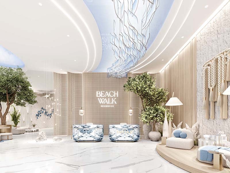 Beach Walk Residence 3 by Imtiaz is a luxurious residential project located in the tranquil Dubai Islands, Deira. This stunning development offers a selection of 1 to 2-bedroom apartments and 3-bedroom penthouses, all thoughtfully designed to evoke a resort-like atmosphere. Each residence is beautifully decorated in neutral tones with aquamarine accents and golden finishes, blending modern elegance with coastal living. High-end Miele appliances and smart home security systems complete the interiors, offering both style and convenience. The project boasts a variety of premium amenities, including indoor and infinity swimming pools, a well-equipped gym, a yoga room, and a serene zen garden. Families will appreciate the children's play area, while additional features like valet parking, a clubhouse, and barbecue areas ensure a lifestyle of comfort and leisure. Beach Walk Residence 3 is designed to promote both relaxation and community engagement. Strategically located in Dubai Islands, Beach Walk Residence 3 offers easy access to major attractions. Nakheel Mall is just 2 minutes away, while the Beachfront Market is a short 5-minute drive. Dubai International Airport is only 10 minutes by car, ensuring excellent connectivity for residents. Starting at AED 1.8M, Beach Walk Residence 3 at Dubai Islands offers 1- to 3- bedroom apartments and penthouses. The handover is expected in Q2 2026 with a 60/40 payment plan.