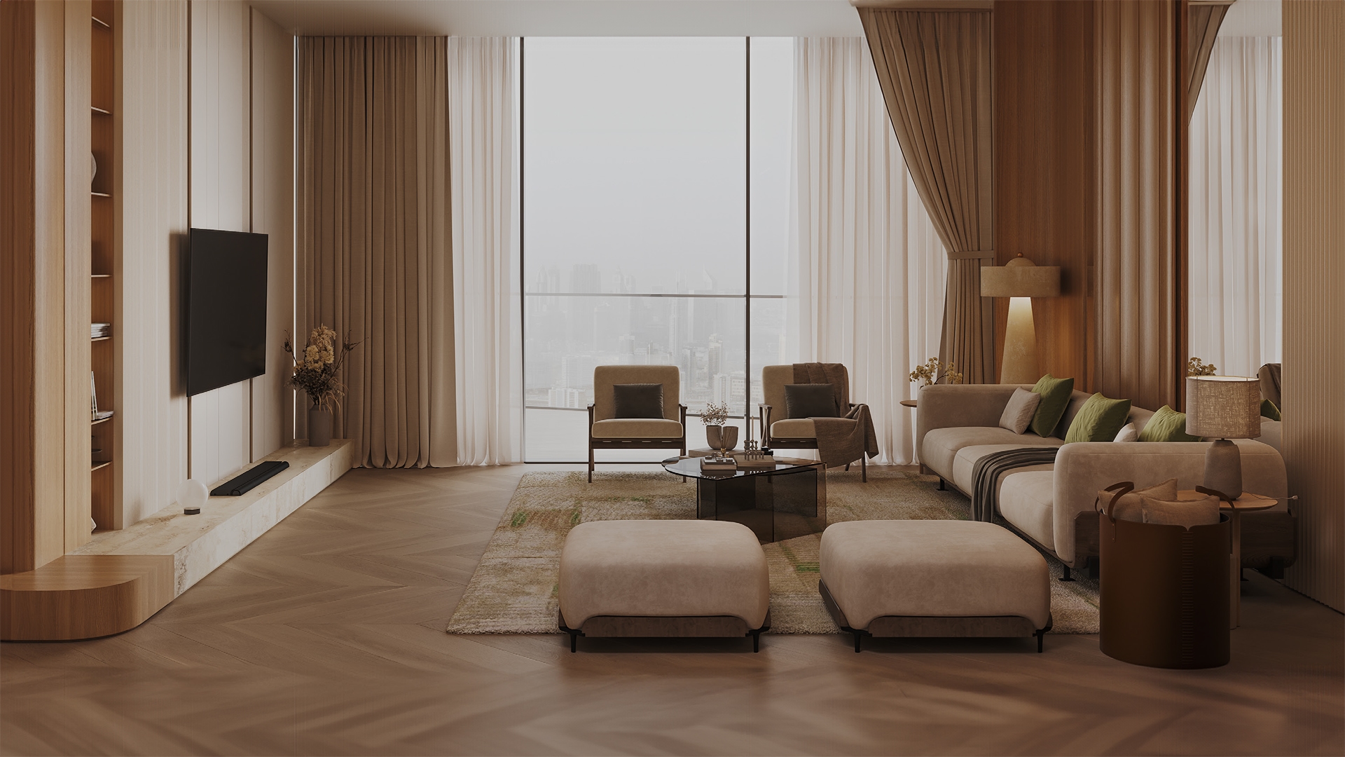Binghatti Grove by Binghatti Developers offers a luxurious selection of 1 to 3-bedroom apartments in the family-friendly community of Jumeirah Village Circle (JVC). These off-plan apartments combine biophilic design with contemporary elegance, creating a unique blend of comfort and sustainability. Each residence features eco-friendly materials and sustainable facades, offering a mindful living environment for modern Dubai. The project provides an array of exceptional amenities, including a serene pool deck, outdoor yoga area, sports courts, and dedicated kids’ play areas. Residents can also enjoy an outdoor fitness zone and paddle courts, making it perfect for those looking to lead an active lifestyle. Additionally, the development offers stunning views of the surrounding green spaces, enhancing the overall living experience. Binghatti Grove’s prime location in JVC ensures easy access to Al Khail Road and Sheikh Mohammed Bin Zayed Road, allowing residents to reach key destinations like Downtown Dubai, Dubai Marina, and Dubai International Airport in under 25 minutes. The proximity to Circle Mall, parks, schools, and healthcare facilities adds further convenience for families and professionals. Starting at AED 1.2M, Binghatti Grove at JVC offers 1 to 3-bedroom apartments. The handover is expected in Q4 2026 with a 70/30 payment plan.
