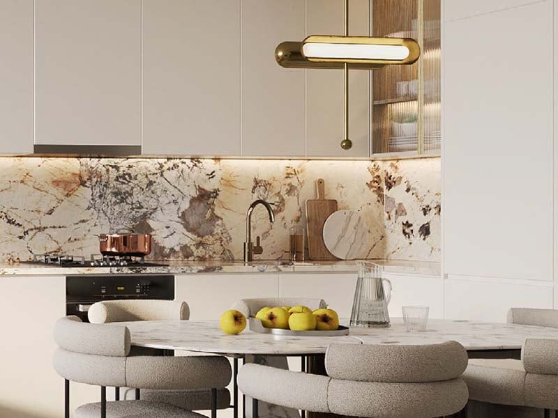One Residence by Ginco Properties reimagines residential living in Downtown Dubai. With studio and 1 to 2 bedroom apartments, the project is designed to merge modern comforts with the energy of the city. One Residence places residents in the center of Downtown's lively scene while providing a tranquil home base that reflects contemporary urban elegance. At One Residence, the architectural design is characterized by a seamless integration into the vibrant cityscape. The building's façade features a contemporary design with a sophisticated blend of textures that complement its surroundings. The residential units at One Residence are meticulously planned to offer a refined living experience. Spacious layouts, thoughtfully chosen finishes and well-designed floor plans contribute to a sense of calm and comfort. Residents can enjoy expansive windows that frame views of the cityscape, providing a connection to the dynamic environment outside while ensuring a serene retreat within. One Residence also features a selection of amenities including a state-of-the-art fitness center, a dedicated yoga studio and a large infinity pool, catering to a range of wellness and recreational needs.