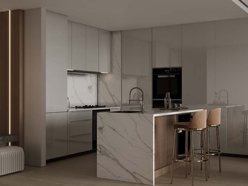 Aurora by Binghatti at Jumeirah Village Circle unfolds a new chapter in urban living. This project introduces a blend of simplicity and precision, seamlessly integrating with its surroundings. The design resonates with the rhythm of city life while creating a tranquil space for its residents. Aurora brings together form and function. The clean lines of its architecture are a testament to thoughtful design, aiming for a seamless blend with the cityscape. The facade engages with the skyline while providing a calm backdrop for residents. Inside, Aurora offers a range of living spaces from studios to 1-2 bedroom apartments. Each unit is crafted to enhance everyday life, maximizing natural light and providing a sense of openness. The interiors are designed with practicality in mind, balancing comfort with simplicity. The amenities at Aurora are tailored to support a balanced lifestyle. From the pools for all ages to the yoga area and fitness facilities, each element is positioned to foster well-being. Green spaces and relaxation areas invite residents to enjoy moments of peace amidst the city's rhythm.