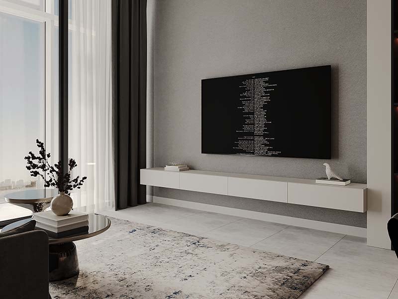 The Fifth Tower by Object 1 in Jumeirah Village Circle stands as a striking addition to Dubai's skyline. This 36-floor project offers studios and one to two-bedroom apartments designed with clean lines and modern elements. The Fifth Tower features spaces that flow with ease. Each unit offers a neutral palette and spacious layout, ensuring a calm and inviting atmosphere. Large windows draw in light and frame views of the city. Inside, wood accents and thoughtful finishes add warmth and a sense of home. Residents enter through a welcoming lobby lounge with seating and concierge services. Amenities cater to diverse needs. A pool and kid’s play area provide spaces for leisure, while a gym supports an active lifestyle. An indoor cinema adds a touch of entertainment. Each shared space enhances the living experience, fostering a sense of community. Living at The Fifth Tower at Jumeirah Village Circle means enjoying a blend of urban convenience and peaceful spaces. The thoughtful layout and design choices ensure each home is both functional and pleasing to the eye. It's a place where residents can relax, entertain and thrive. Starting at AED 554K, The Fifth Tower by Object 1 offers studios and one to two-bedroom apartments. The handover is expected in Q4 2026 with a 60/40 payment plan.