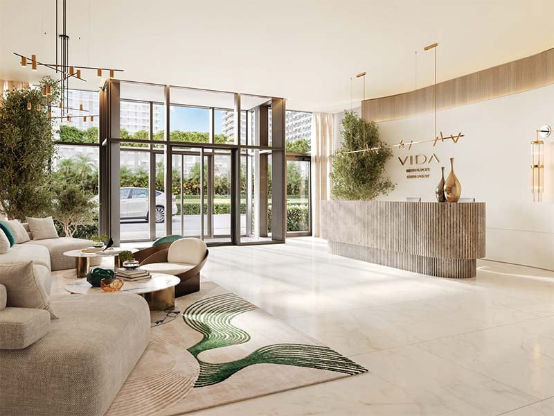 Vida Residences Club Point by Emaar Properties is a contemporary residential project nestled within the vibrant Dubai Hills Estate. Offering 1 to 3-bedroom apartments, each unit is thoughtfully designed to maximize space and natural light. These stylish homes are inspired by Vida’s signature blend of modern luxury and warm hospitality, featuring large windows that frame breathtaking views of the surrounding greenery, golf course, and Dubai skyline, creating a peaceful and refreshing living environment. Residents can enjoy a range of premium amenities, including a serene indoor swimming pool, a state-of-the-art gym, and beautifully landscaped gardens. Social spaces such as a barbecue area and a children's play area provide perfect spots for family gatherings and relaxation. The community also offers on-site dining options, adding to the convenience of daily living. Ideally located within Dubai Hills Estate, Vida Residences Club Point provides quick access to key areas like Downtown Dubai and Dubai Marina, with easy connectivity through Al Khail Road. The community combines the best of urban energy and natural tranquility, offering world-class healthcare, educational facilities, and leisure experiences within close reach. Starting at AED 1.61M, Vida Residences Club Point at Dubai Hills Estate offers 1- to 3-bedroom apartments. The handover is expected in Q1 2029 with an 80/20 payment plan, ensuring flexible purchasing options for prospective buyers.