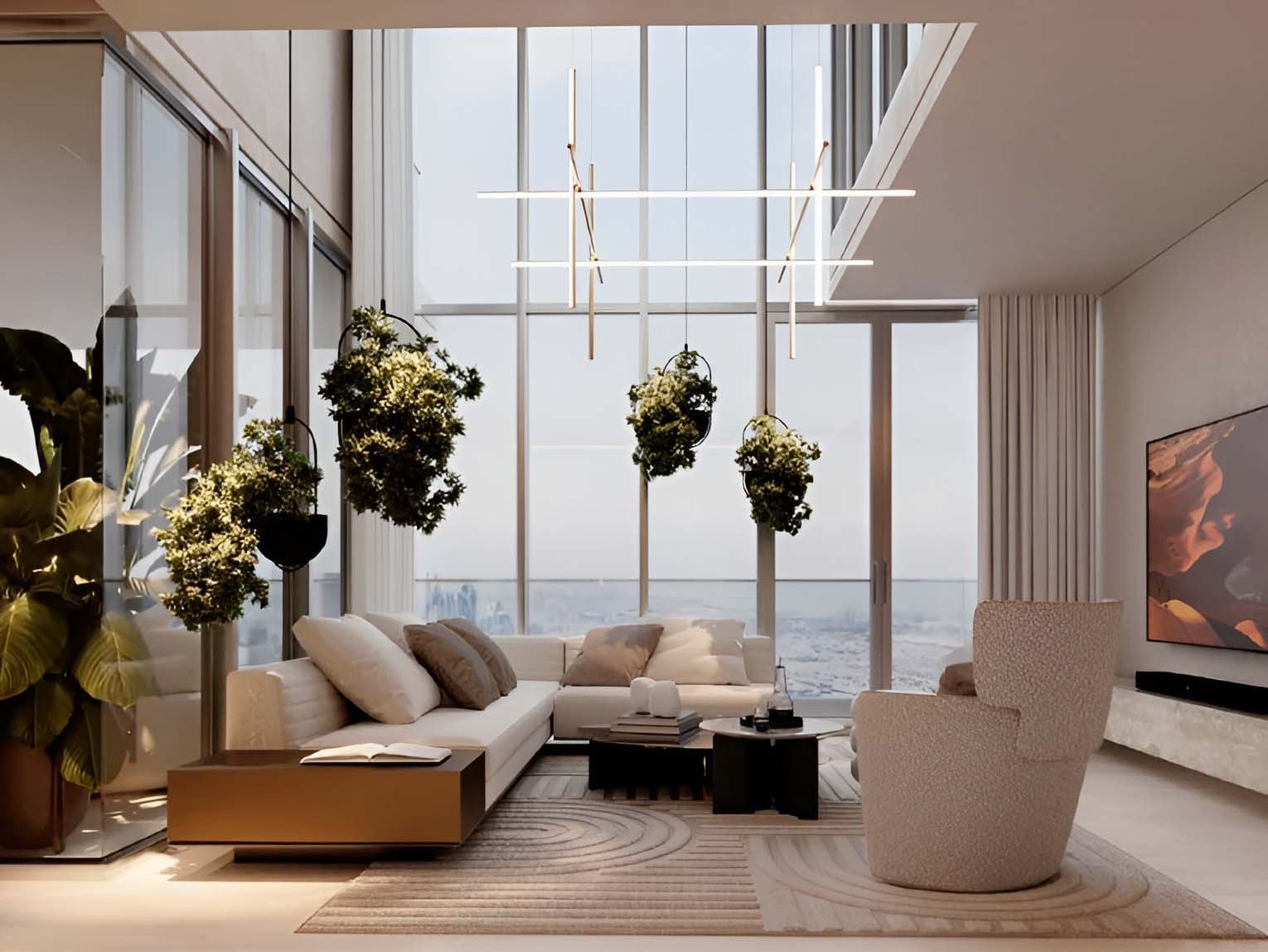 Set within Dubai Marina, Kempinski Marina Residences by ABA Group offers a diverse range of living spaces designed to cater to every lifestyle. Each apartment, whether it's a chic and stylish one-bedroom or a spacious five-bedroom layout, showcases modern elegance and practicality. Step inside and experience the seamless flow of open-plan interiors, flooded with natural light and adorned with premium finishes. The living spaces are thoughtfully designed to maximize comfort and functionality with sleek kitchens equipped with state-of-the-art appliances and expansive living areas perfect for entertaining guests or relaxing with family. Outside, each residence features expansive terraces that offer stunning views of the marina and the Dubai skyline. These outdoor havens are enhanced by lush vertical gardens and private plunge pools, creating a serene retreat above the bustling cityscape. Residents of Kempinski Marina Residences enjoy access to a host of exclusive amenities designed to enhance their everyday life. From the tranquil infinity pool and Zen Garden to the fully equipped gym and versatile sports courts, every aspect of this community is crafted to promote well-being and relaxation.