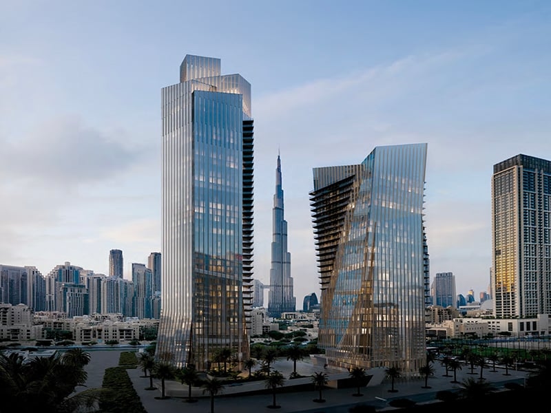 Baccarat Hotel & Residences Tower 2 by Shamal introduces an elevated standard of living in Downtown Dubai, featuring 2 to 4-bedroom hotel apartments. This striking twin-tower design, with its angular glass façade, creates a commanding presence while offering sweeping views of the Burj Khalifa and Dubai Frame. The interiors feature expansive living areas and thoughtfully integrated design elements. Bedrooms offer private retreats while the kitchens boast sophisticated detailing. Every space is meticulously planned to reflect the refined lifestyle associated with the Baccarat name. Enjoy an array of curated amenities, including a state-of-the-art gymnasium, a temperature-controlled swimming pool, and landscaped gathering spaces designed for relaxation and socializing. Dedicated BBQ areas and exclusive dining venues add to the convenience, while personalized à la carte services ensure an unparalleled living experience. Starting from AED 22M, Baccarat Hotel & Residences Tower 2 offers a curated selection of spacious 2 to 4-bedroom hotel apartments. With a flexible 60/40 payment plan , the project is set for handover in Q2 2027.