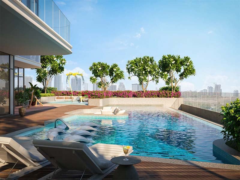 Avant Garde Residences, nestled in the heart of Jumeirah Village Circle, stands as a testament to thoughtful contemporary architecture. Its façade, adorned with subtle staggered curves, pays homage to the undulating dunes of the Arabian desert and the rhythmic tides of the nearby gulf. Striking a delicate balance between technical functionality and elegant aesthetics, the building's orientation was carefully orchestrated to optimize views from every apartment. This strategic positioning ensures practical living spaces and breathtaking perspectives throughout. Each detail of Avant Garde Residences speaks to a commitment to craftsmanship of the highest caliber. From the spacious interiors to the meticulously chosen materials, residents are assured of uncompromising quality and enduring value. Soft, soothing pastels coupled with a natural material palette create an atmosphere of timeless elegance and warmth. World-class fixtures and fittings further enhance this environment, promising durability and longevity. Floor-to-ceiling windows flood the interiors with natural light, seamlessly merging indoor and outdoor spaces. Thoughtfully designed balcony areas offer residents a retreat to enjoy fresh air and open skies. Starting at an accessible AED 650K, Avant Garde Residences by Skyline Builders presents a range of studio and one to two-bedroom apartments. The handover is slated for Q4 2026 with a convenient 50/50 payment plan.