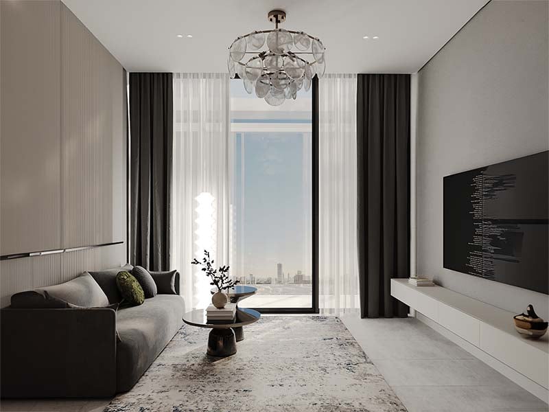 The Fifth Tower by Object 1 in Jumeirah Village Circle stands as a striking addition to Dubai's skyline. This 36-floor project offers studios and one to two-bedroom apartments designed with clean lines and modern elements. The Fifth Tower features spaces that flow with ease. Each unit offers a neutral palette and spacious layout, ensuring a calm and inviting atmosphere. Large windows draw in light and frame views of the city. Inside, wood accents and thoughtful finishes add warmth and a sense of home. Residents enter through a welcoming lobby lounge with seating and concierge services. Amenities cater to diverse needs. A pool and kid’s play area provide spaces for leisure, while a gym supports an active lifestyle. An indoor cinema adds a touch of entertainment. Each shared space enhances the living experience, fostering a sense of community. Living at The Fifth Tower at Jumeirah Village Circle means enjoying a blend of urban convenience and peaceful spaces. The thoughtful layout and design choices ensure each home is both functional and pleasing to the eye. It's a place where residents can relax, entertain and thrive. Starting at AED 554K, The Fifth Tower by Object 1 offers studios and one to two-bedroom apartments. The handover is expected in Q4 2026 with a 60/40 payment plan.
