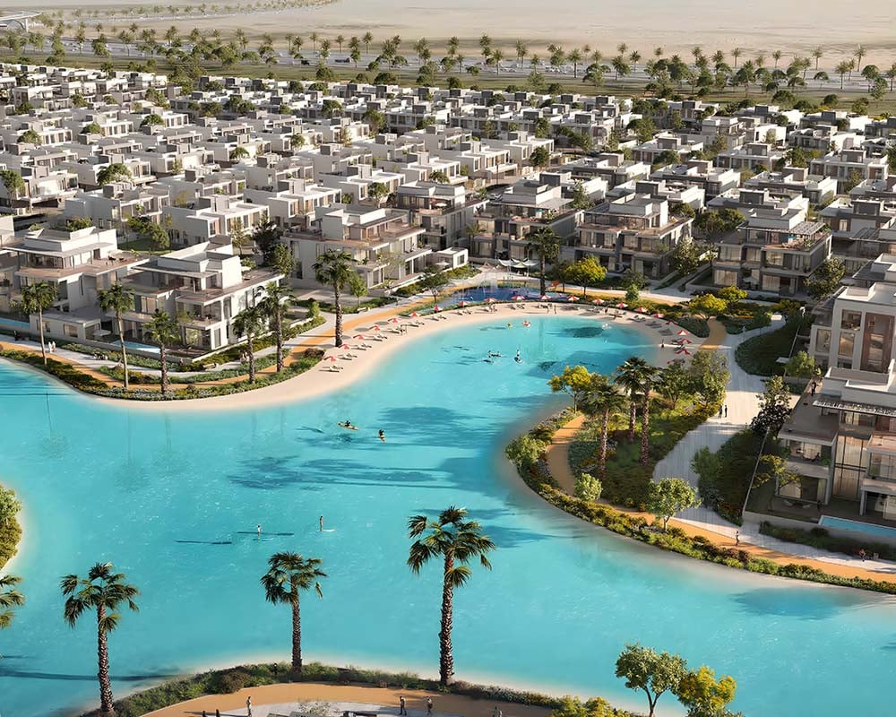 A new vision of modern living unfolds in Dubai South. Residences at South Bay range from expansive 3-bedroom townhouses to palatial 7-bedroom mansions, each a haven crafted for comfort and grand living. Open floor plans bathe interiors in natural light, while sprawling private gardens extend living areas outdoors. Townhouses boast rooftop terraces, perfect for starlit gatherings.  For those seeking the ultimate indulgence, a limited collection of waterfront villas and expansive mansions offer a private sanctuary beside a 3-kilometer crystal lagoon. Residents unwind amidst a wealth of amenities. A fully equipped gym caters to fitness enthusiasts, while a beach clubhouse beckons with lazy afternoons. Lush parks and meditation gardens provide tranquil escapes, while children find joy in dedicated playgrounds. Jogging tracks weave through the development and pedestrian-friendly spaces encourage exploration. A nearby shopping mall offers convenient retail therapy. Perfectly positioned, South Bay boasts direct access to EXPO Road and a five-minute drive to Dubai World Central Airport and EXPO 2020. The development enjoys excellent connectivity to Al Khail and Umm Sequim with planned metro and Etihad Rail connections further enhancing accessibility. Starting at 3.3 million AED, South Bay offers a collection of townhouses, villas and mansions. Homes are scheduled for handover in Q3 2026 with a flexible 60/40 payment plan available.