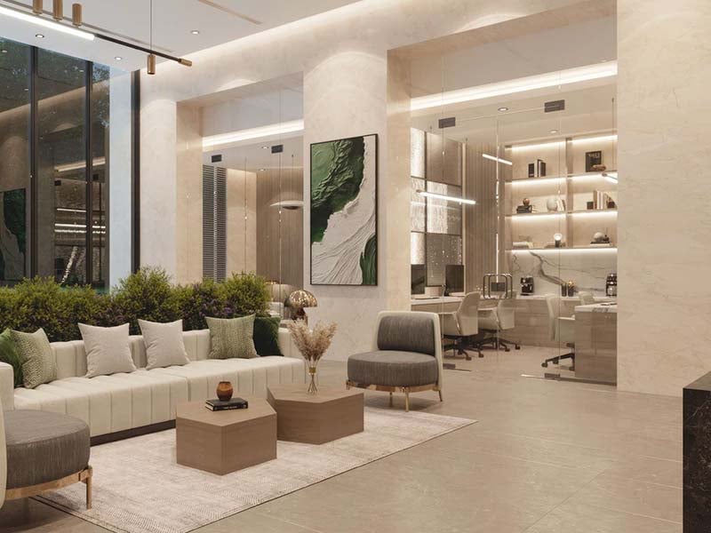 Avant Garde Residences, nestled in the heart of Jumeirah Village Circle, stands as a testament to thoughtful contemporary architecture. Its façade, adorned with subtle staggered curves, pays homage to the undulating dunes of the Arabian desert and the rhythmic tides of the nearby gulf. Striking a delicate balance between technical functionality and elegant aesthetics, the building's orientation was carefully orchestrated to optimize views from every apartment. This strategic positioning ensures practical living spaces and breathtaking perspectives throughout. Each detail of Avant Garde Residences speaks to a commitment to craftsmanship of the highest caliber. From the spacious interiors to the meticulously chosen materials, residents are assured of uncompromising quality and enduring value. Soft, soothing pastels coupled with a natural material palette create an atmosphere of timeless elegance and warmth. World-class fixtures and fittings further enhance this environment, promising durability and longevity. Floor-to-ceiling windows flood the interiors with natural light, seamlessly merging indoor and outdoor spaces. Thoughtfully designed balcony areas offer residents a retreat to enjoy fresh air and open skies. Starting at an accessible AED 650K, Avant Garde Residences by Skyline Builders presents a range of studio and one to two-bedroom apartments. The handover is slated for Q4 2026 with a convenient 50/50 payment plan.