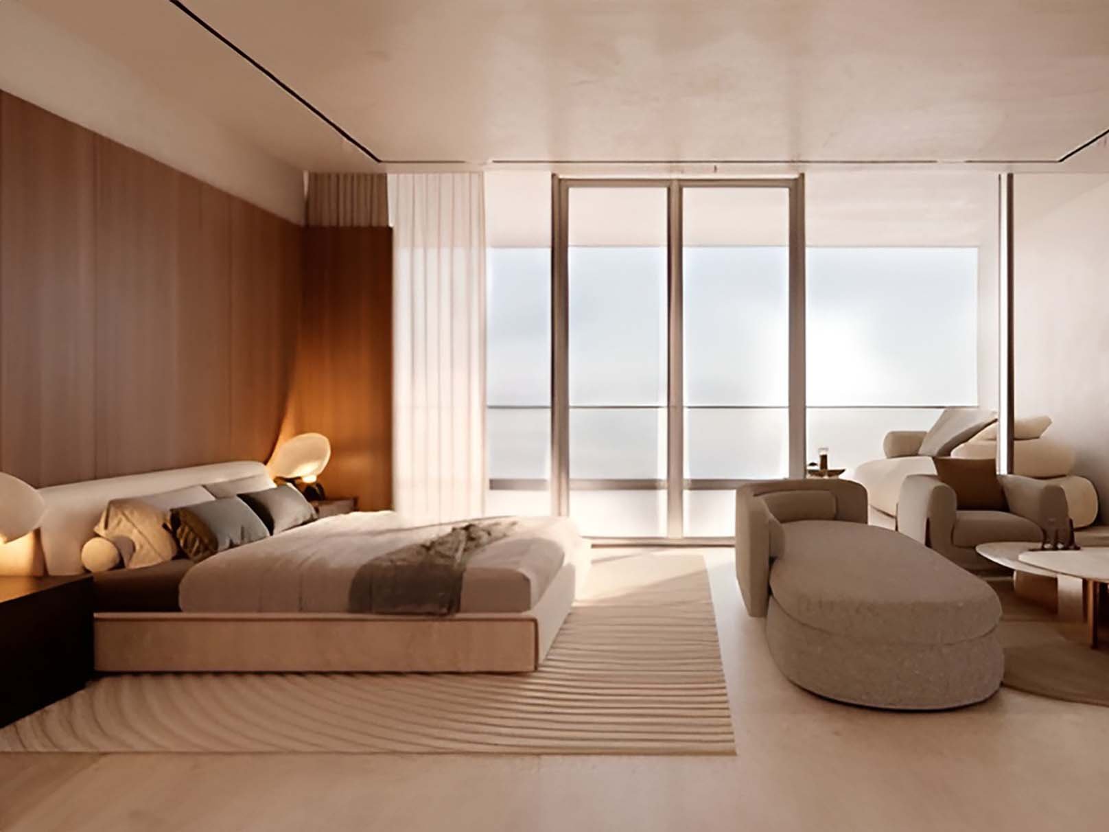 Set within Dubai Marina, Kempinski Marina Residences by ABA Group offers a diverse range of living spaces designed to cater to every lifestyle. Each apartment, whether it's a chic and stylish one-bedroom or a spacious five-bedroom layout, showcases modern elegance and practicality. Step inside and experience the seamless flow of open-plan interiors, flooded with natural light and adorned with premium finishes. The living spaces are thoughtfully designed to maximize comfort and functionality with sleek kitchens equipped with state-of-the-art appliances and expansive living areas perfect for entertaining guests or relaxing with family. Outside, each residence features expansive terraces that offer stunning views of the marina and the Dubai skyline. These outdoor havens are enhanced by lush vertical gardens and private plunge pools, creating a serene retreat above the bustling cityscape. Residents of Kempinski Marina Residences enjoy access to a host of exclusive amenities designed to enhance their everyday life. From the tranquil infinity pool and Zen Garden to the fully equipped gym and versatile sports courts, every aspect of this community is crafted to promote well-being and relaxation.