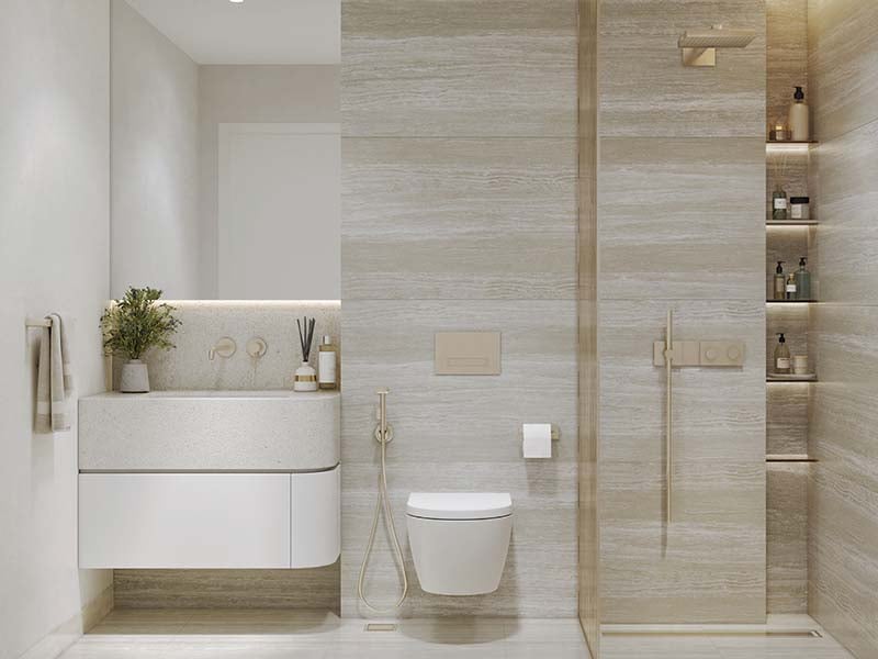 One Residence by Ginco Properties reimagines residential living in Downtown Dubai. With studio and 1 to 2 bedroom apartments, the project is designed to merge modern comforts with the energy of the city. One Residence places residents in the center of Downtown's lively scene while providing a tranquil home base that reflects contemporary urban elegance. At One Residence, the architectural design is characterized by a seamless integration into the vibrant cityscape. The building's façade features a contemporary design with a sophisticated blend of textures that complement its surroundings. The residential units at One Residence are meticulously planned to offer a refined living experience. Spacious layouts, thoughtfully chosen finishes and well-designed floor plans contribute to a sense of calm and comfort. Residents can enjoy expansive windows that frame views of the cityscape, providing a connection to the dynamic environment outside while ensuring a serene retreat within. One Residence also features a selection of amenities including a state-of-the-art fitness center, a dedicated yoga studio and a large infinity pool, catering to a range of wellness and recreational needs.