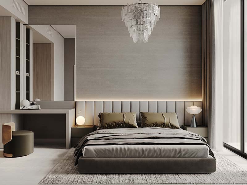The Fifth Tower by Object 1 in Jumeirah Village Circle stands as a striking addition to Dubai's skyline. This 36-floor project offers studios and one to two-bedroom apartments designed with clean lines and modern elements. The Fifth Tower features spaces that flow with ease. Each unit offers a neutral palette and spacious layout, ensuring a calm and inviting atmosphere. Large windows draw in light and frame views of the city. Inside, wood accents and thoughtful finishes add warmth and a sense of home. Residents enter through a welcoming lobby lounge with seating and concierge services. Amenities cater to diverse needs. A pool and kid’s play area provide spaces for leisure, while a gym supports an active lifestyle. An indoor cinema adds a touch of entertainment. Each shared space enhances the living experience, fostering a sense of community. Living at The Fifth Tower at Jumeirah Village Circle means enjoying a blend of urban convenience and peaceful spaces. The thoughtful layout and design choices ensure each home is both functional and pleasing to the eye. It's a place where residents can relax, entertain and thrive. Starting at AED 554K, The Fifth Tower by Object 1 offers studios and one to two-bedroom apartments. The handover is expected in Q4 2026 with a 60/40 payment plan.