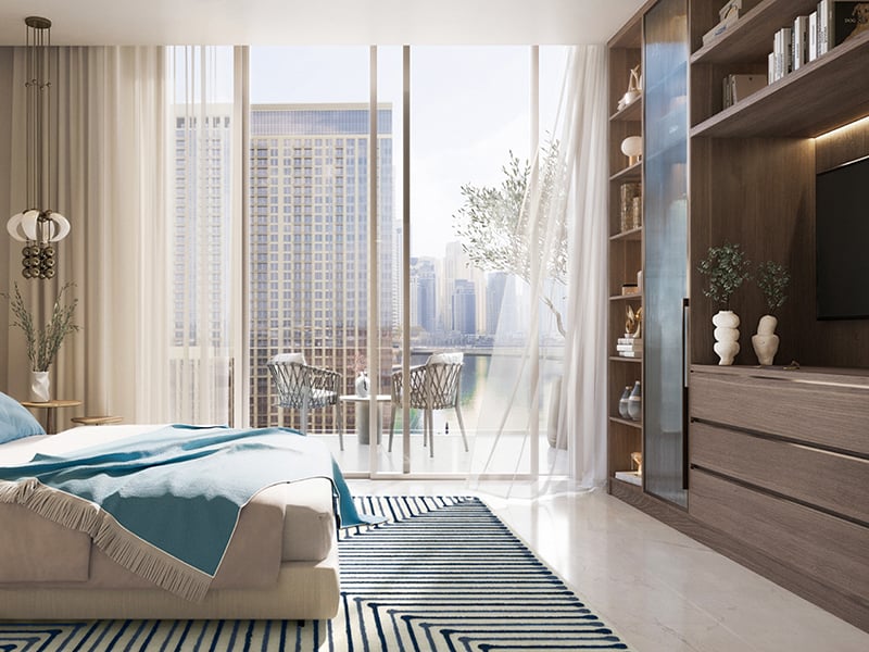 Emaar Marina Cove at Dubai Marina is a prestigious new development by Emaar Properties, offering an impressive collection of 1 to 4-bedroom waterfront apartments that embody the very essence of cosmopolitan living. Rising gracefully along the Dubai Marina skyline, this high-rise development seamlessly combines architectural sophistication with sweeping views of the marina and cityscape. It creates a harmonious blend of exclusivity and tranquility, nestled within the vibrant energy of one of Dubai’s most sought-after waterfront locations. This distinguished waterfront community offers an ideal balance of dynamic city living and peaceful marina surroundings, complemented by a wealth of lifestyle and recreational amenities designed to cater to a range of preferences. Each apartment within Emaar Marina Cove has been thoughtfully designed with spacious open-plan layouts and expansive floor-to-ceiling windows that invite natural light and offer uninterrupted views of the marina. The development’s suite of amenities includes a fully-equipped gym, an infinity pool, a beautifully landscaped terrace, a children’s play area and dedicated BBQ zones, all contributing to a lifestyle of relaxation and social enjoyment. Whether you’re in search of a stylish urban retreat or a family-friendly residence, Emaar Marina Cove offers the perfect home for every lifestyle. Starting at AED 2,030,000, Emaar Marina Cove presents 1 to 4-bedroom waterfront apartments in Dubai Marina, with handover set for Q4 2029
